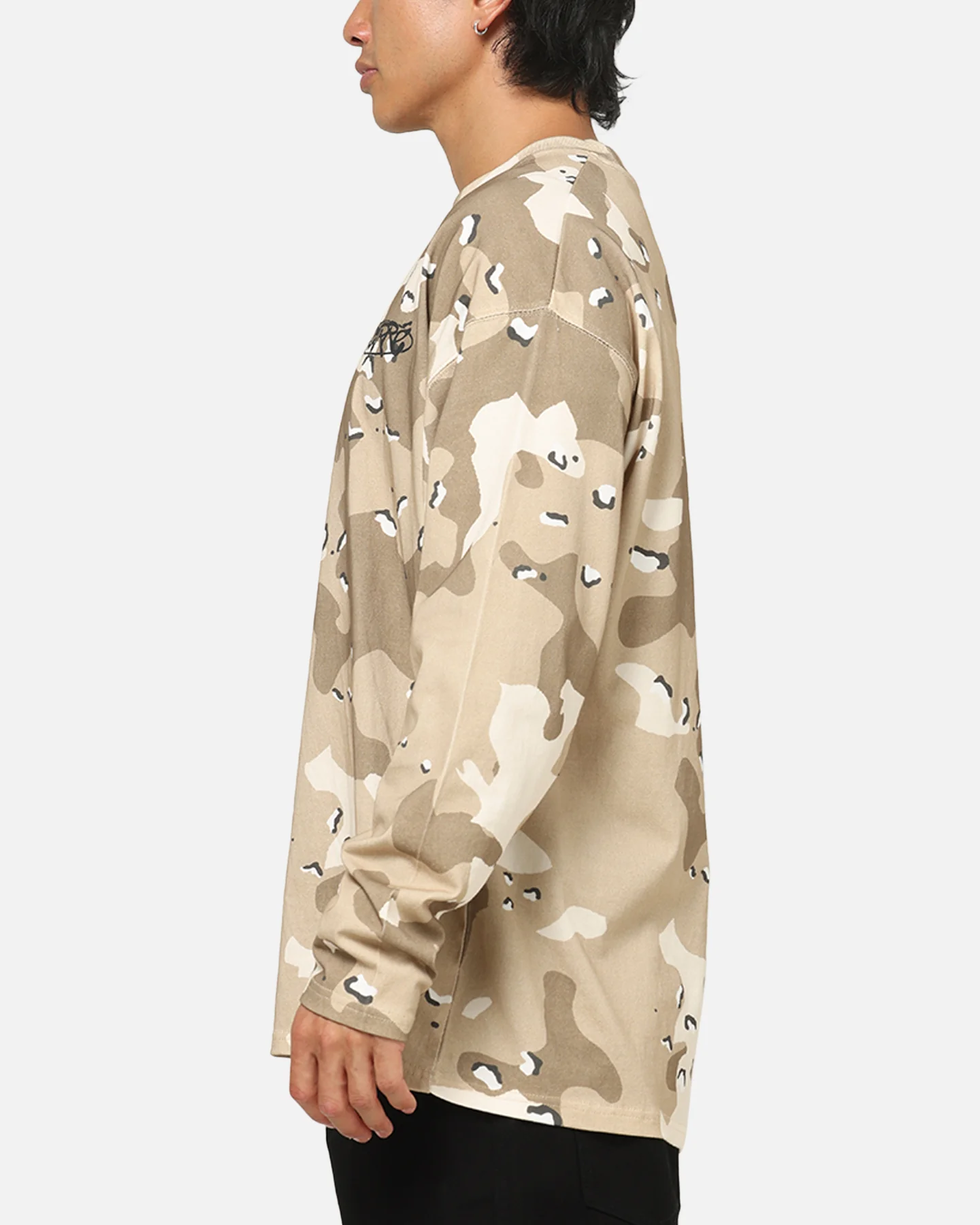 Carre Deserted Long Sleeve T-Shirt Brown Camo - Image 5