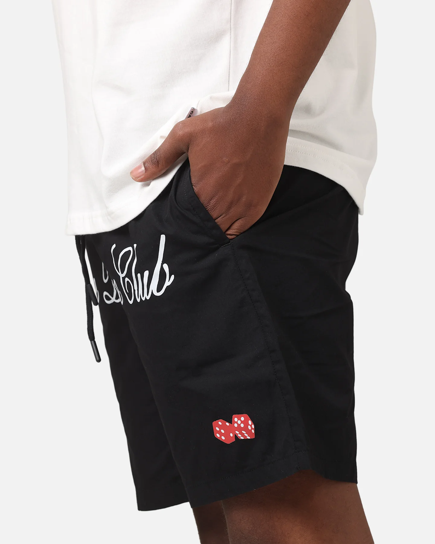 Carre Dice Club Beach Shorts Black - Image 4