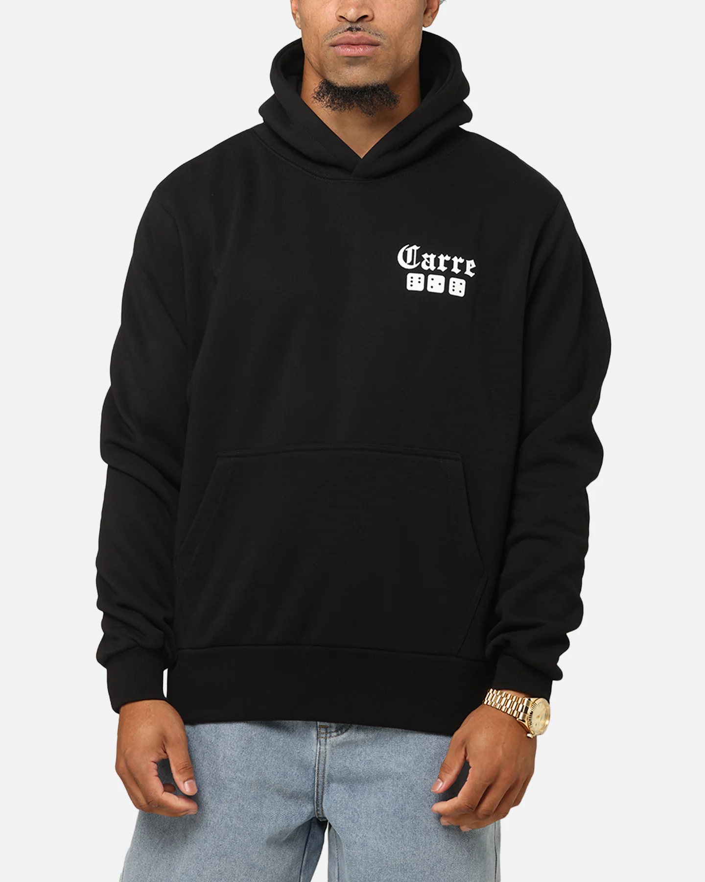 Carre Dice Club Hoodie Black - Image 2