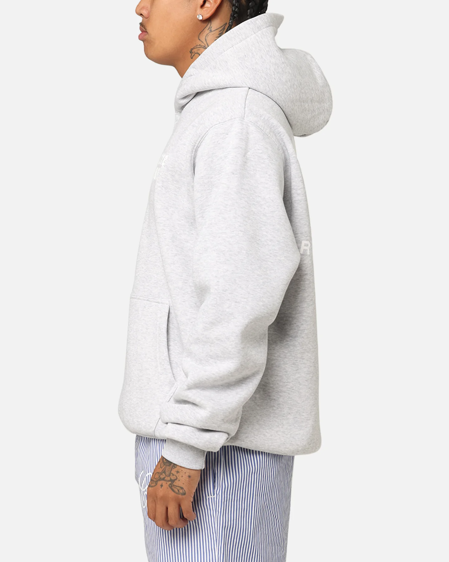 Carre Dice Club Hoodie Grey Marle - Image 5