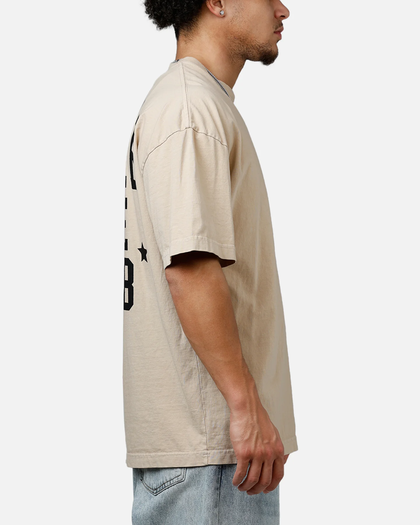 Carre Dice College T-Shirt Stone - Image 4