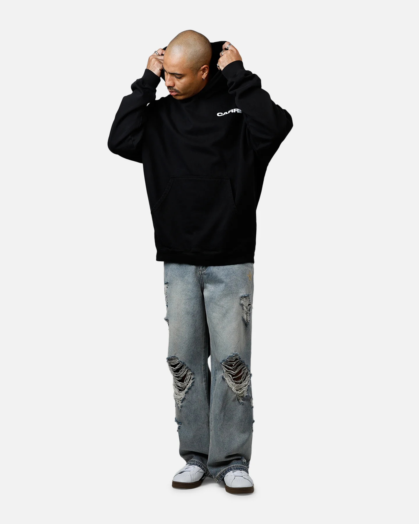 Carre Die Hoodie Black - Image 3