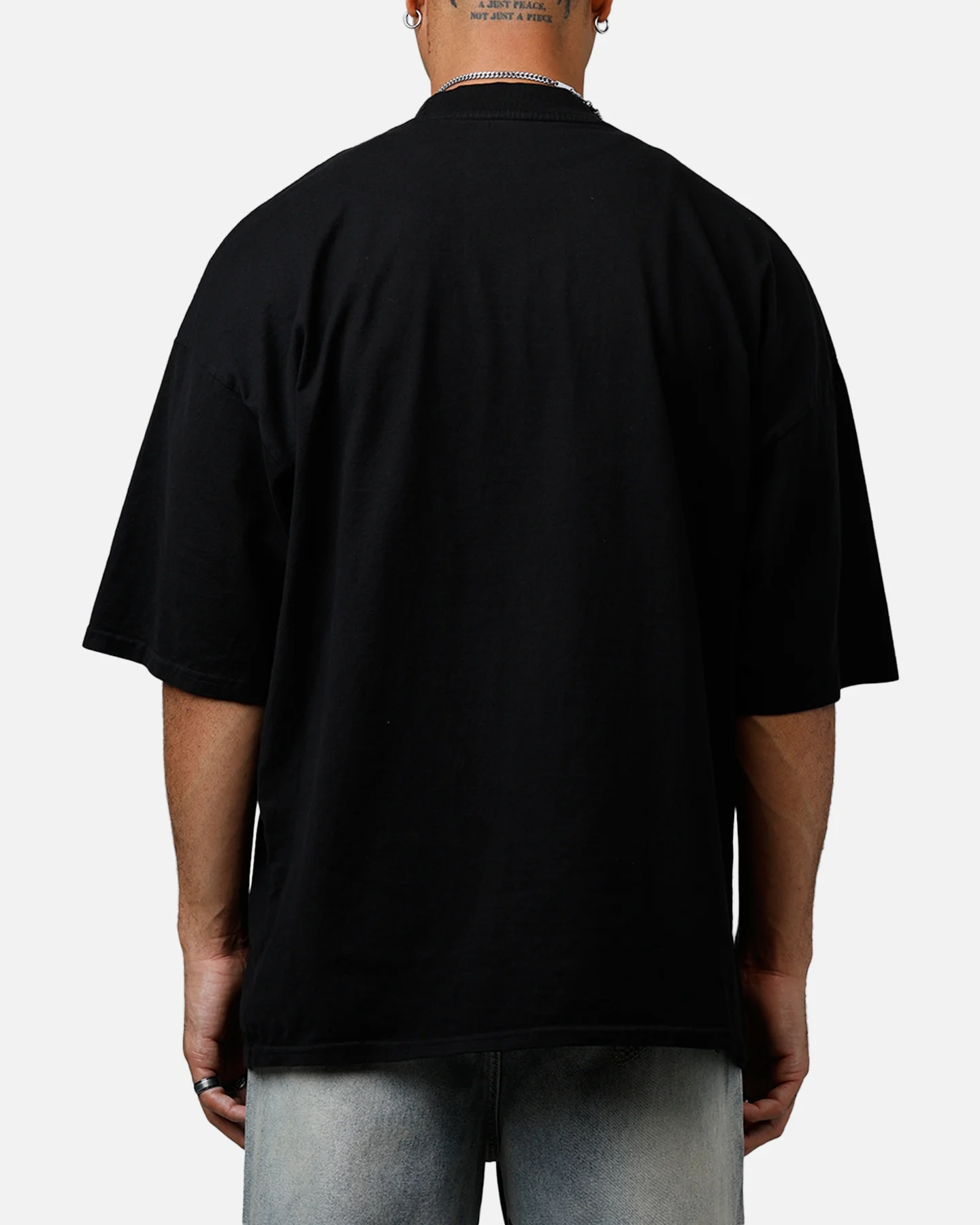 Carre Die Mock T-Shirt Black - Image 2