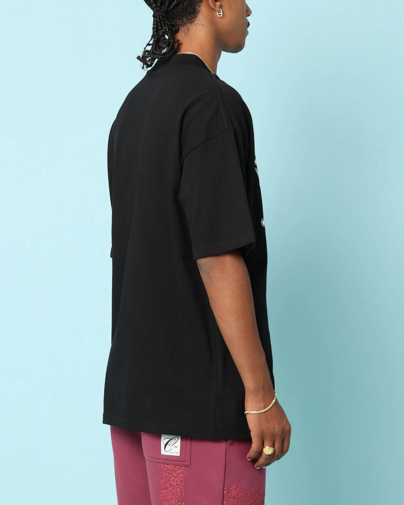 Carré Dinner Party Oversized T-Shirt Black - Image 4