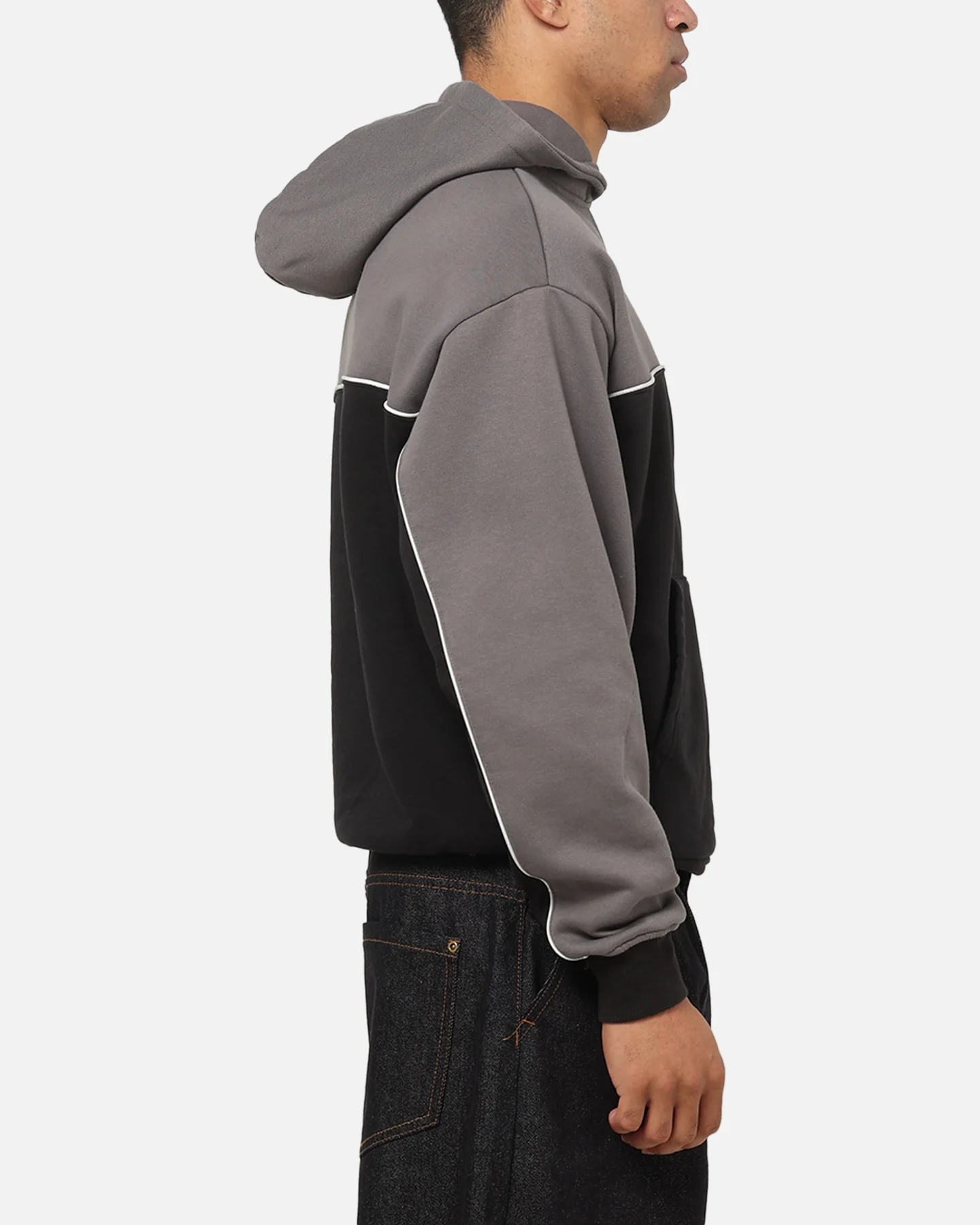 Carre Division Hoodie Washed Black - Image 4