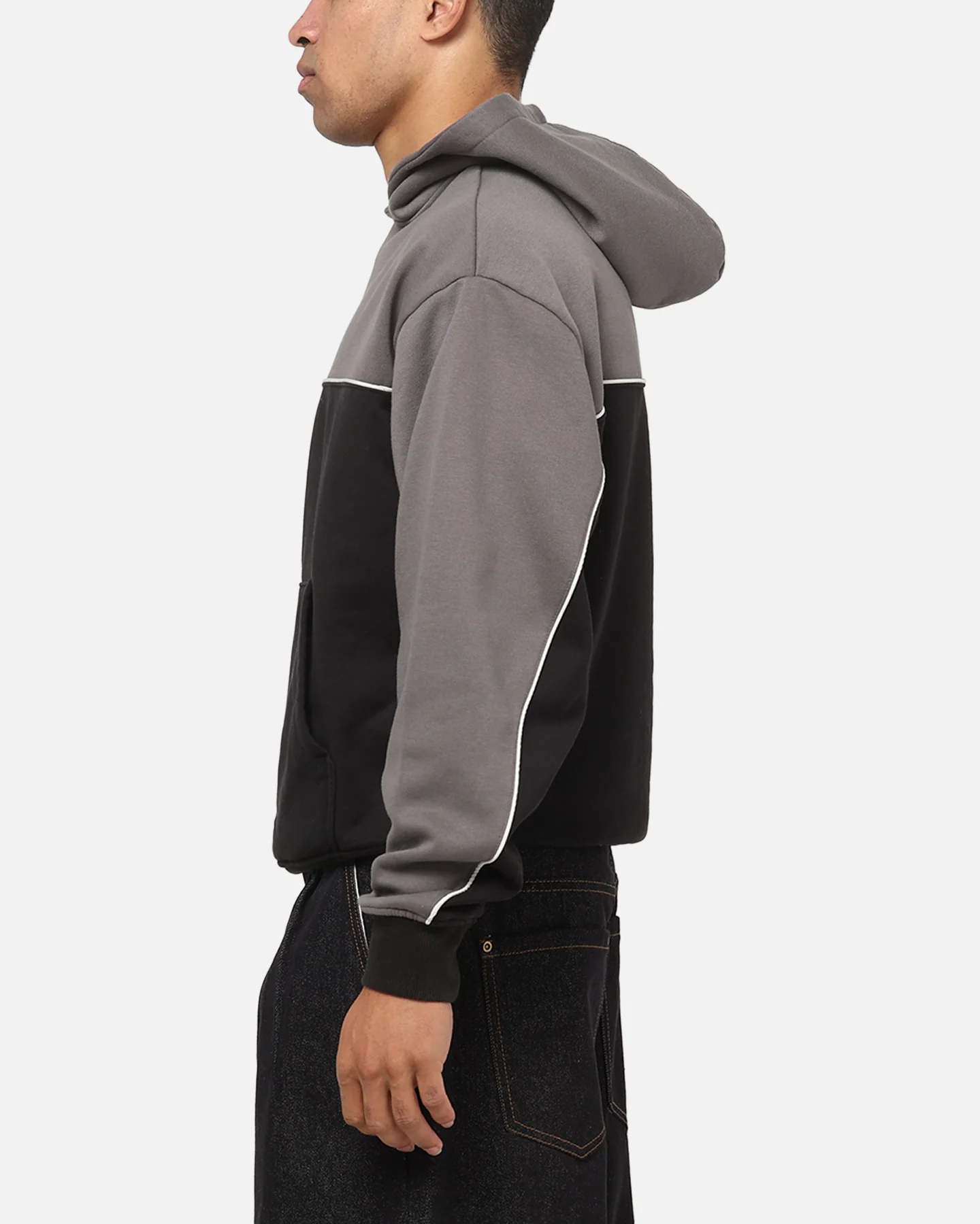 Carre Division Hoodie Washed Black - Image 5