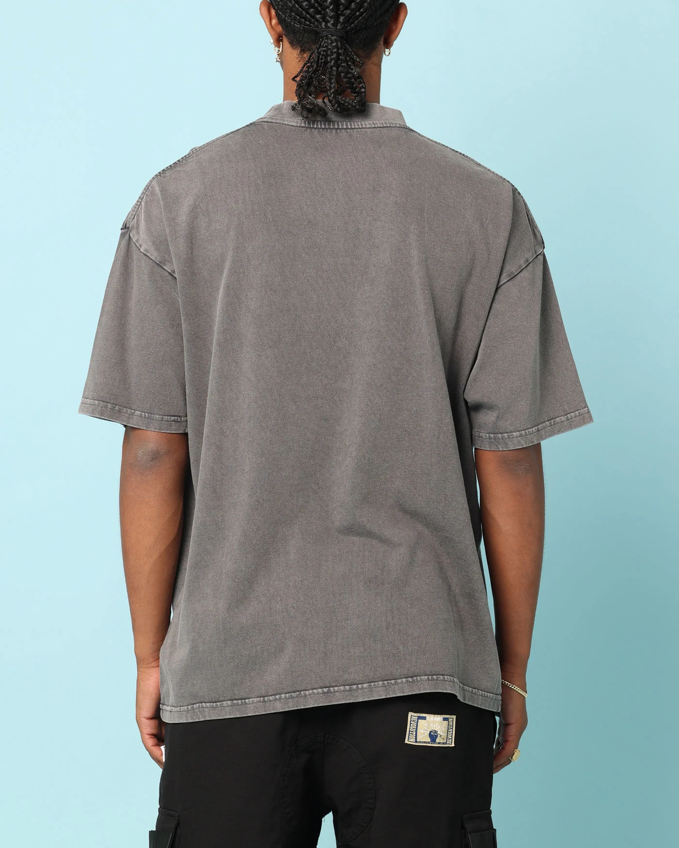 Carré Dog House T-Shirt Washed Charcoal - Image 3