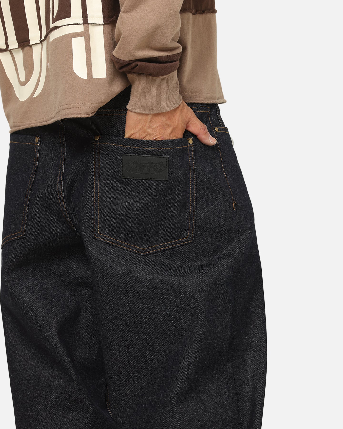 Carre Draft Barrel Jeans Dark Indigo - Image 4