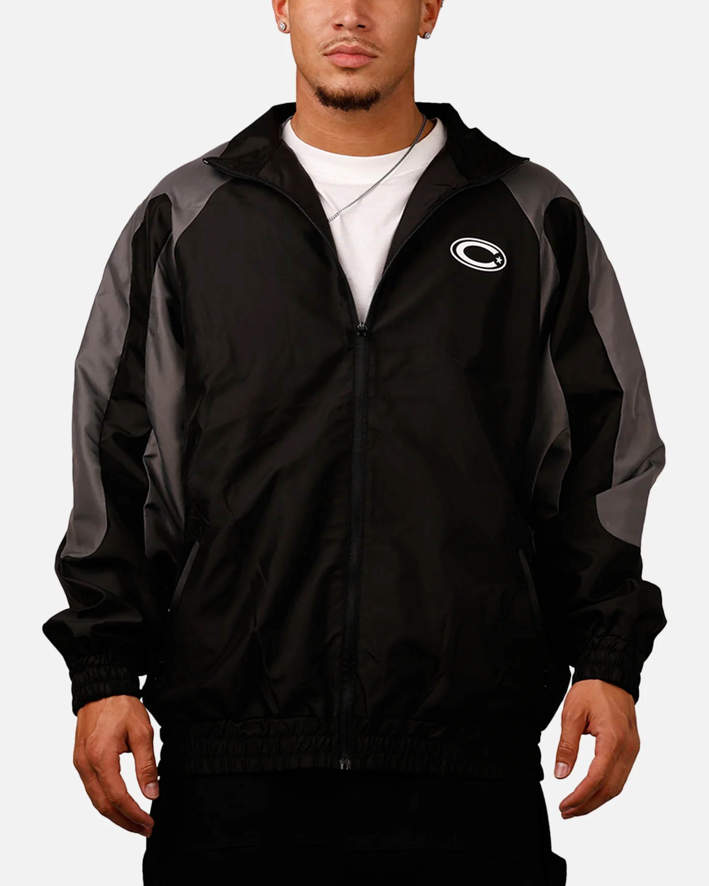 Carre Empire Panelled Jacket Black/Grey - Image 2
