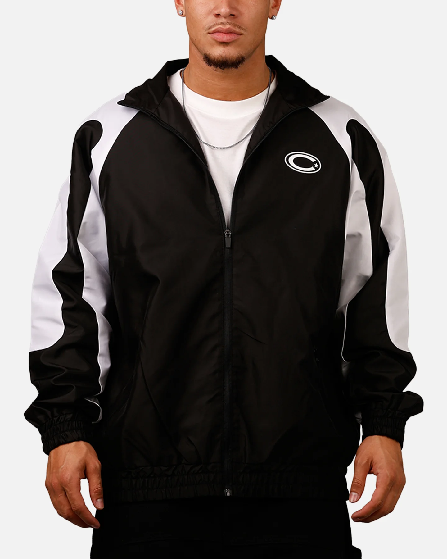 Carre Empire Panelled Jacket Black/White - Image 2