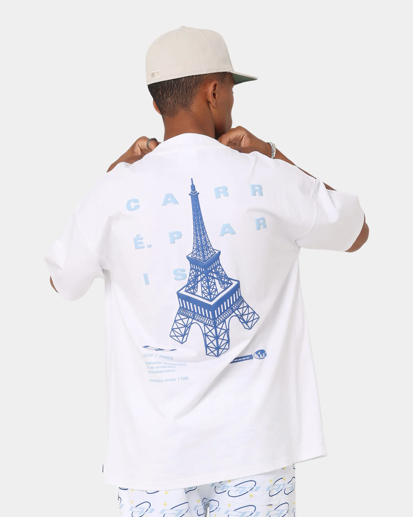 Carré Enhanced Oversized T-Shirt White - Image 2