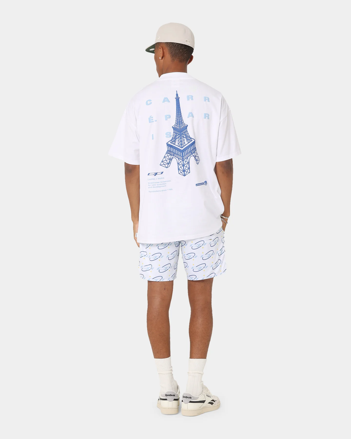 Carré Enhanced Oversized T-Shirt White - Image 4