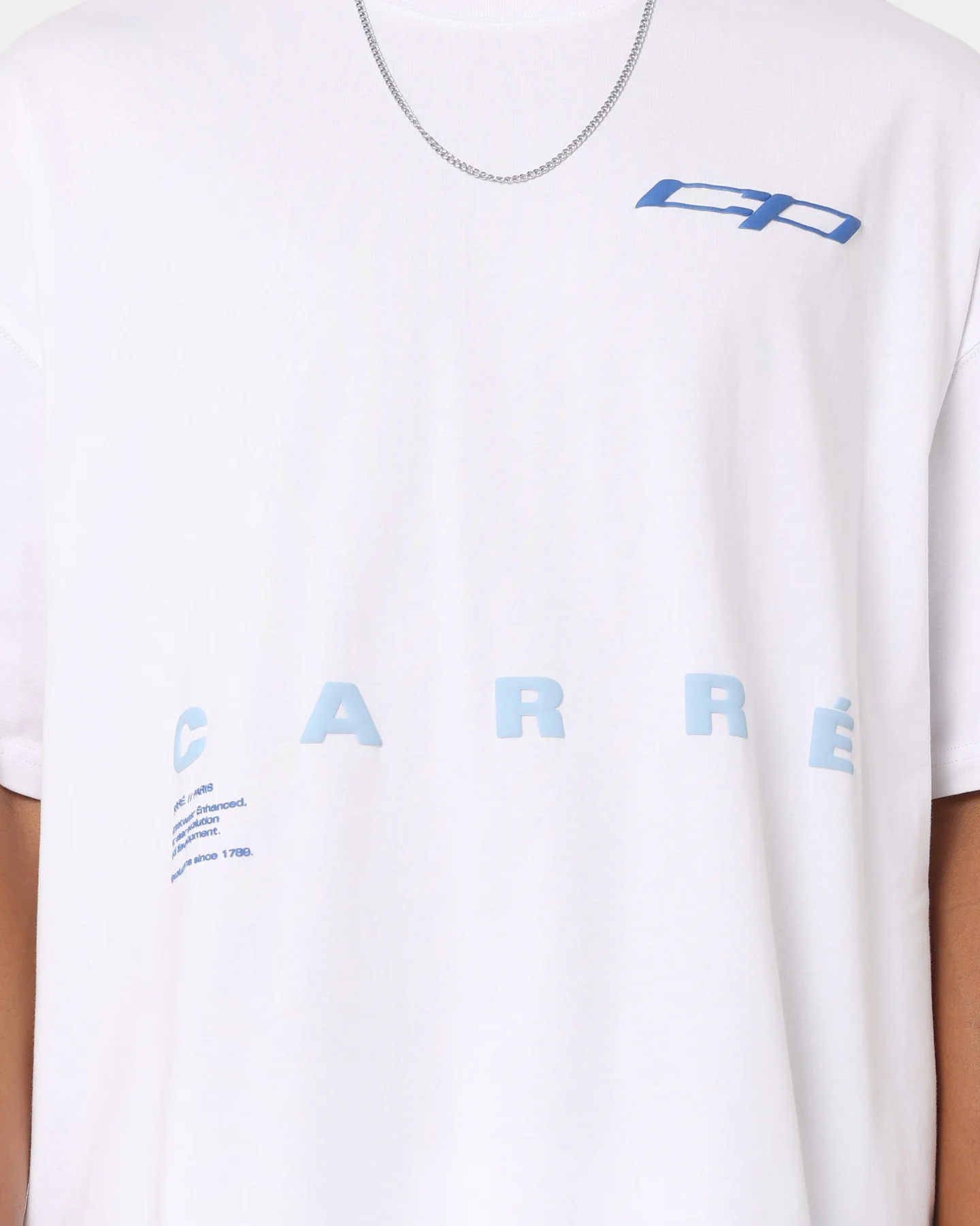 Carré Enhanced Oversized T-Shirt White - Image 5