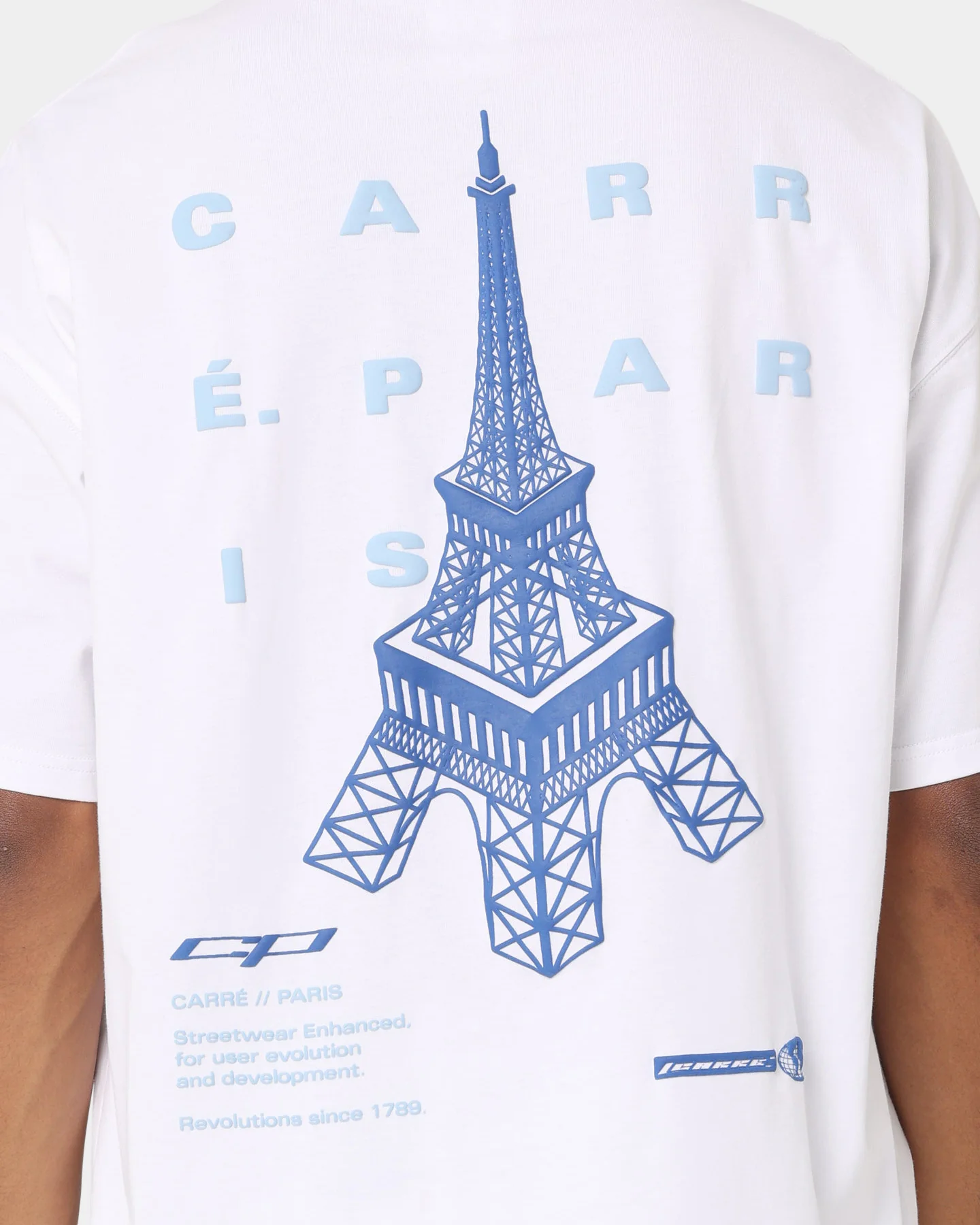 Carré Enhanced Oversized T-Shirt White - Image 6