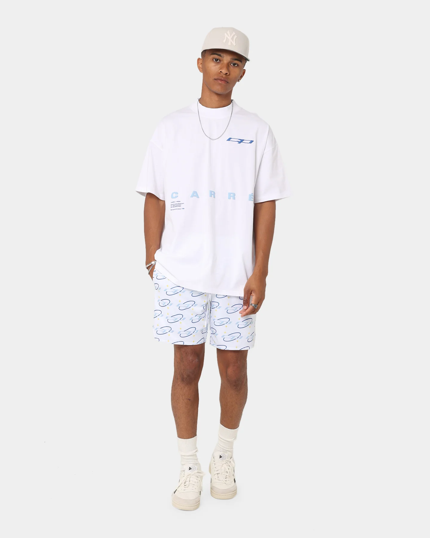 Carré Enhanced Oversized T-Shirt White - Image 9