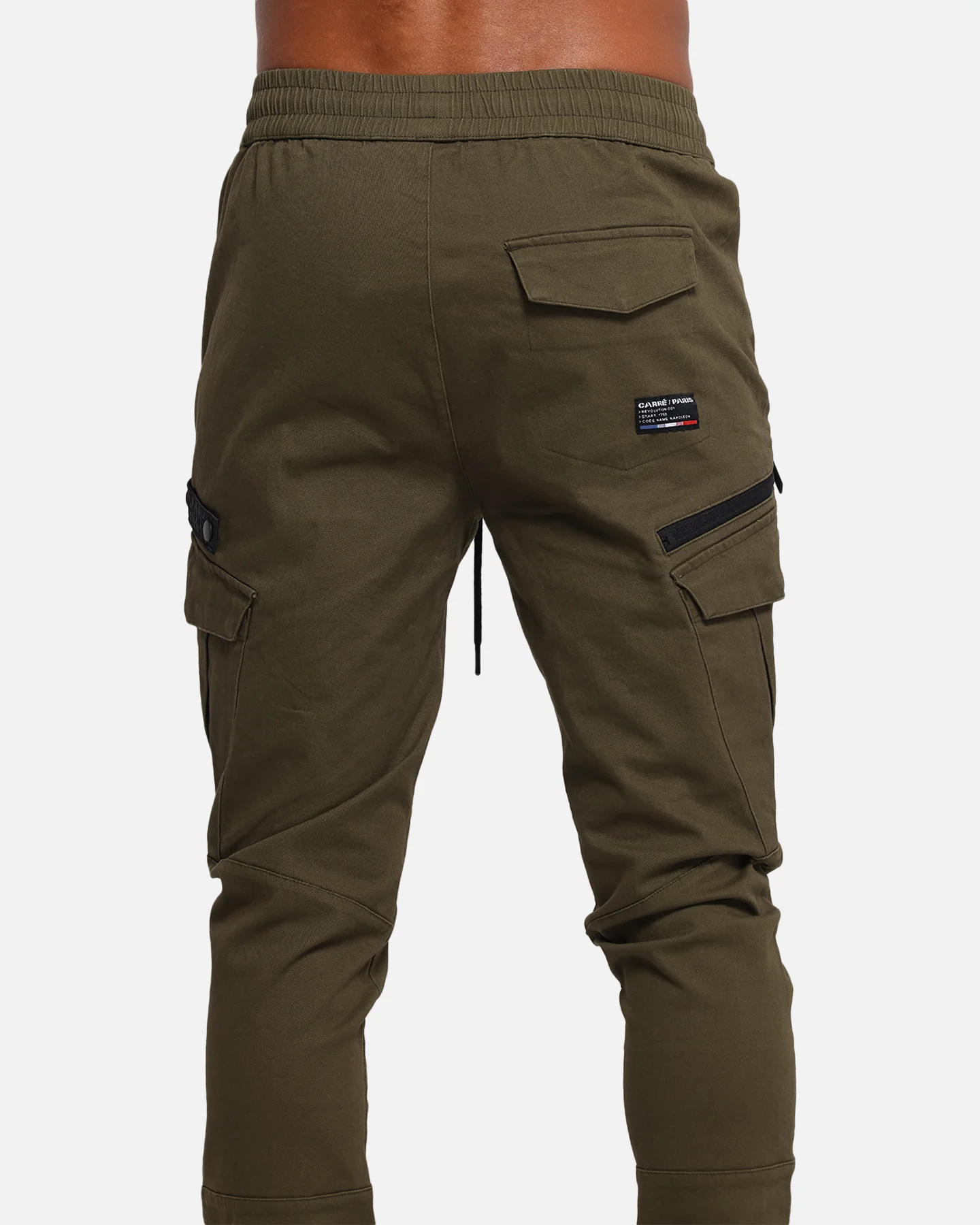 Carre Evolution Cargo Joggers Olive Green - Image 8