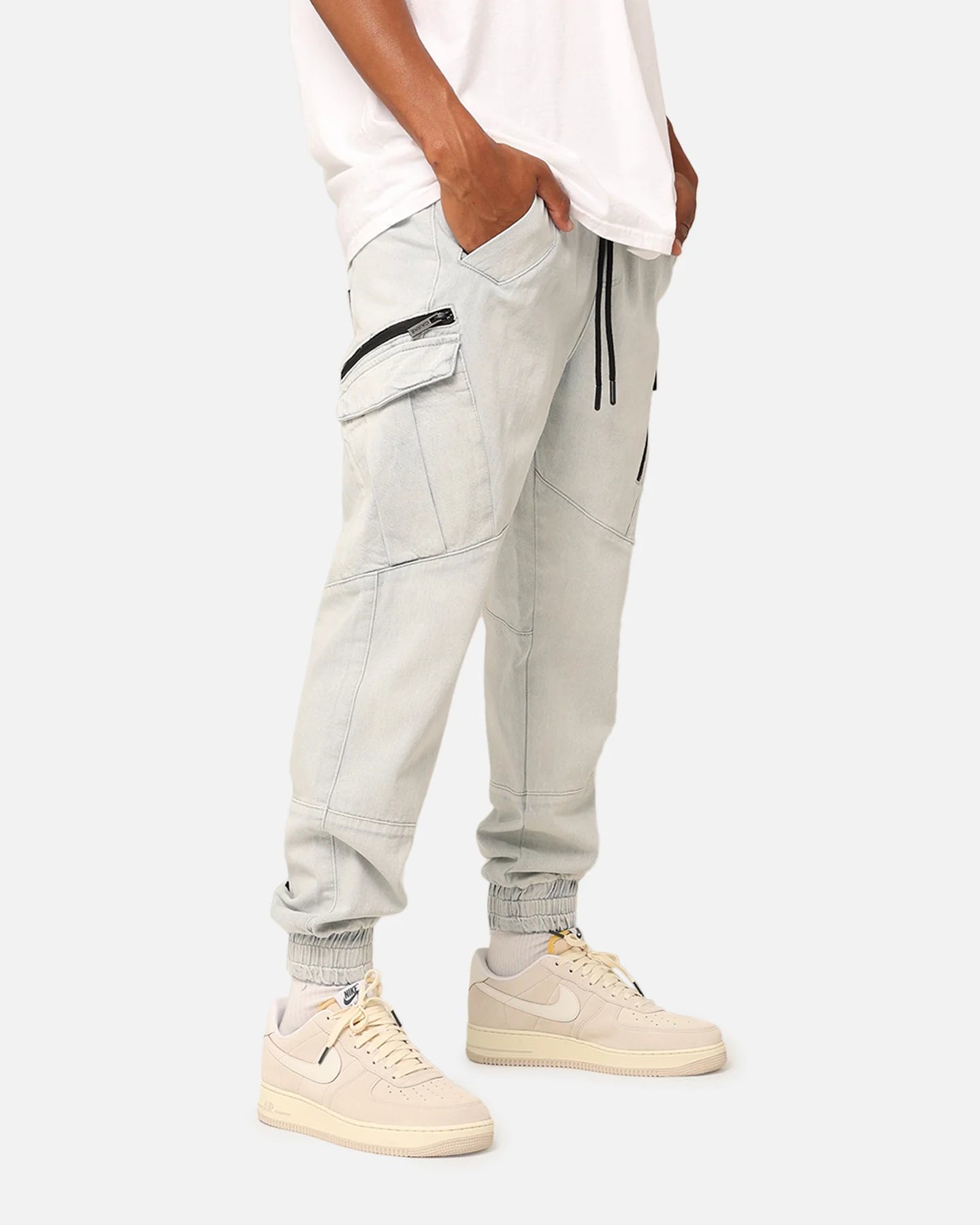 Carre Evolution XL Denim Cargo Jogger Light Blue - Image 6