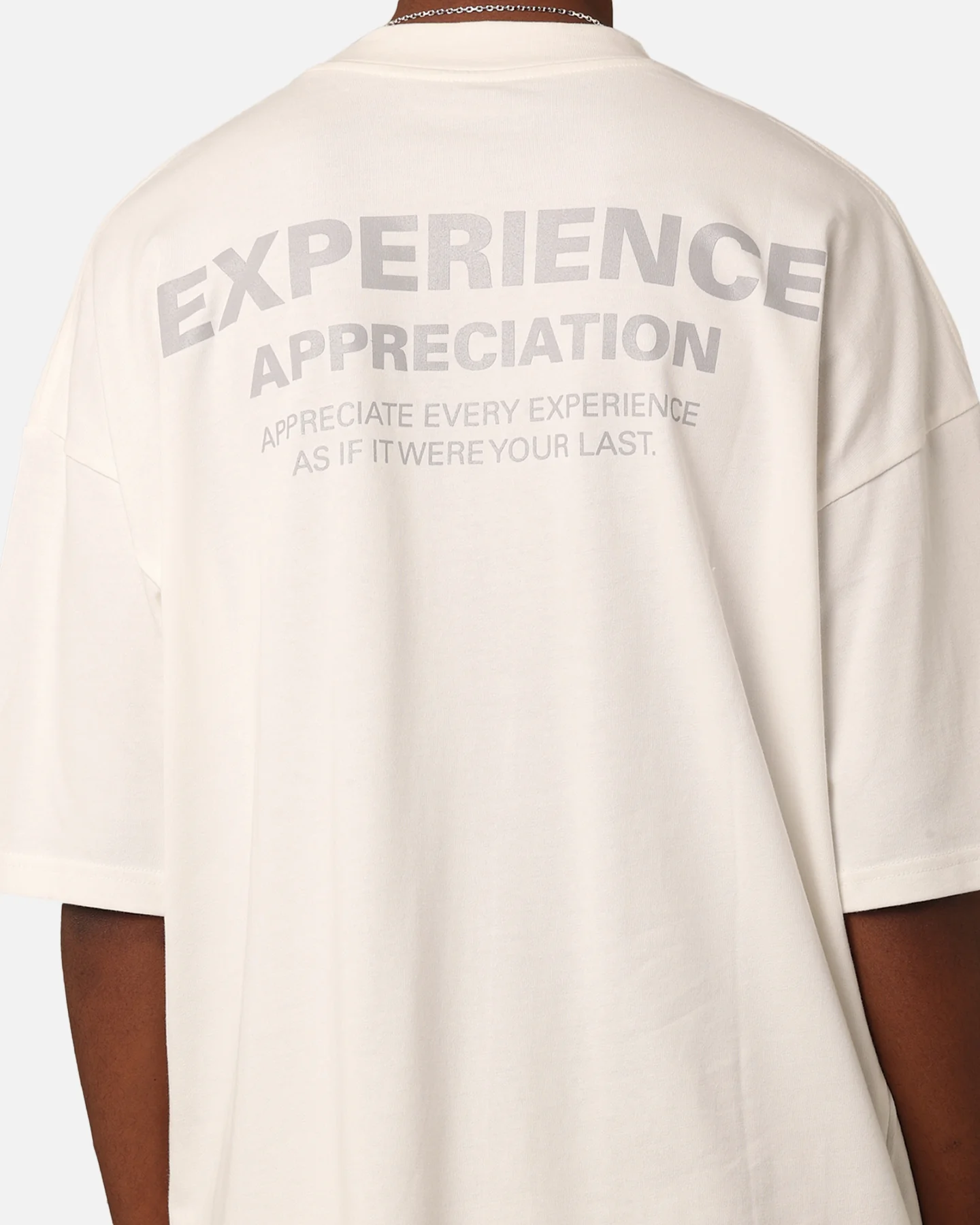 Carre Experienced Mock Oversized T-Shirt Off White - Image 4