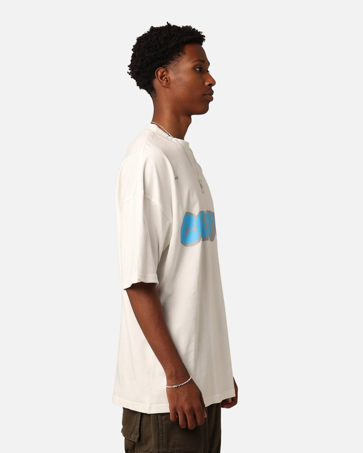 Carre Experienced Mock Oversized T-Shirt Off White - Image 7