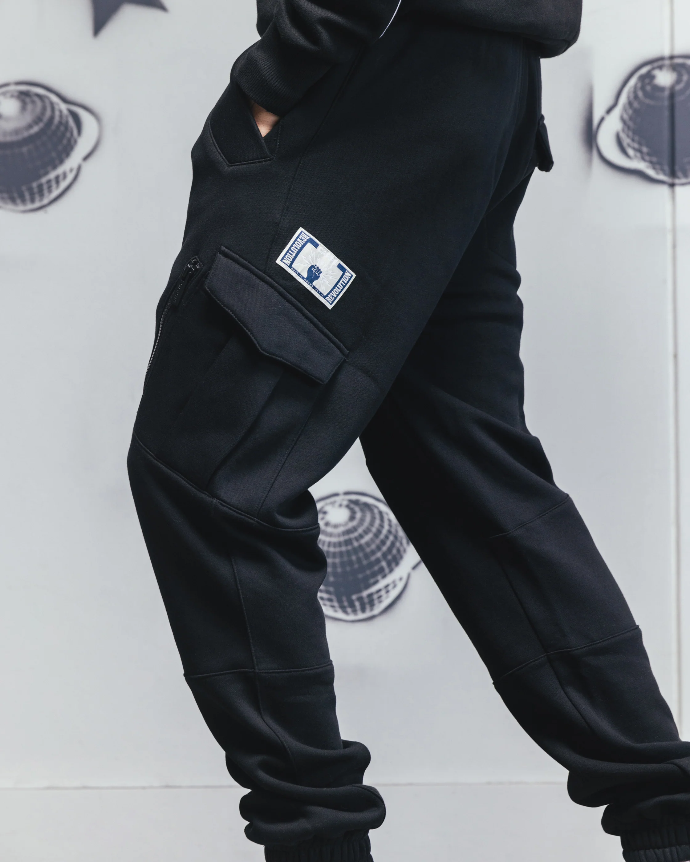 Carre Fleece XL Evolution Jogger Black - Image 3