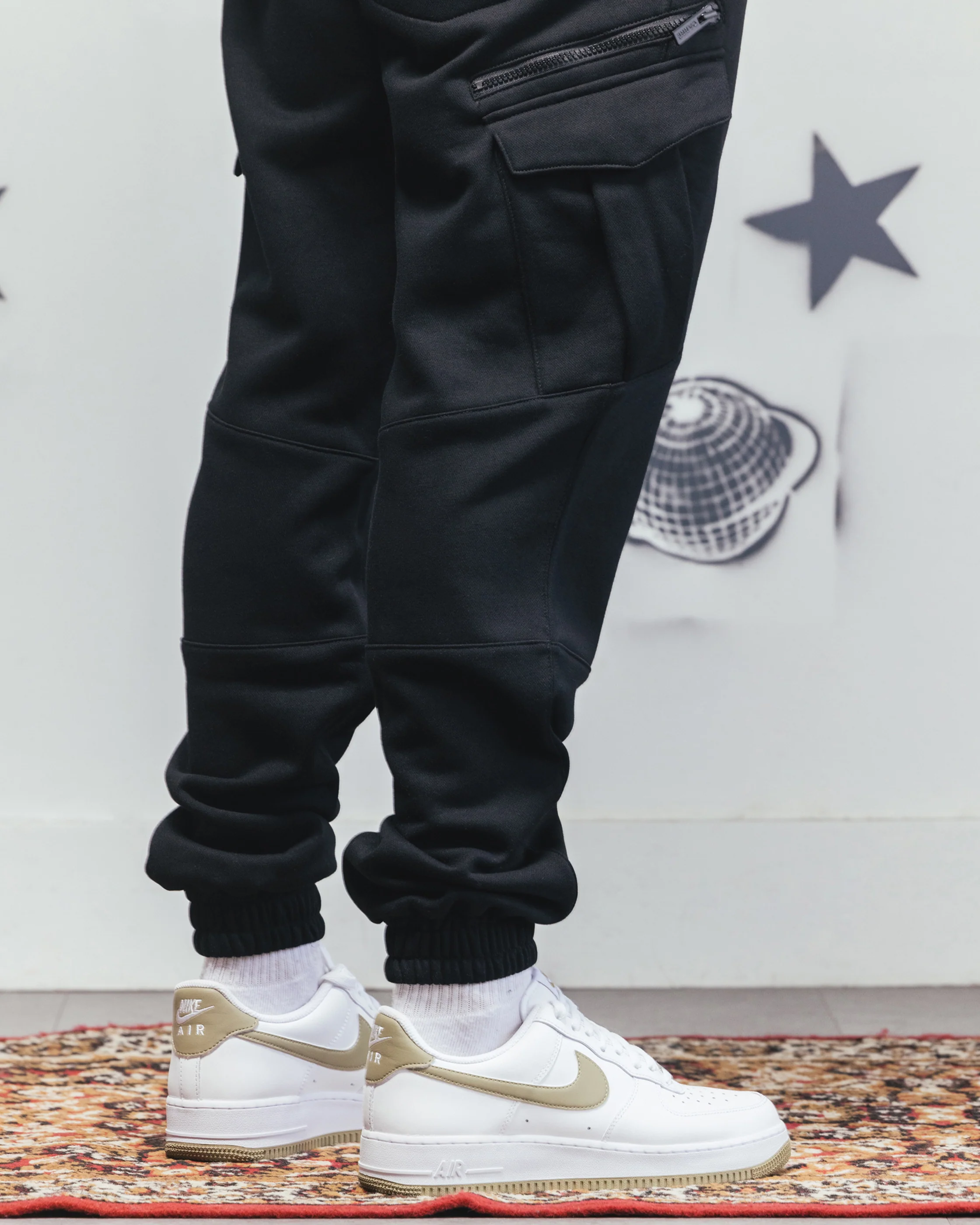 Carre Fleece XL Evolution Jogger Black - Image 4