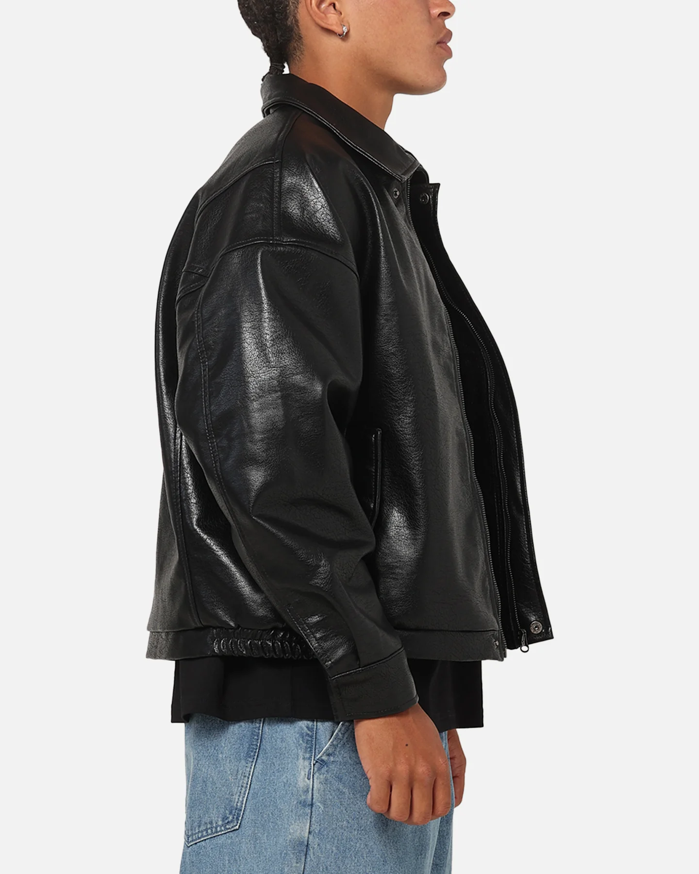 Carre Flight Bomber Jacket Black - Image 4