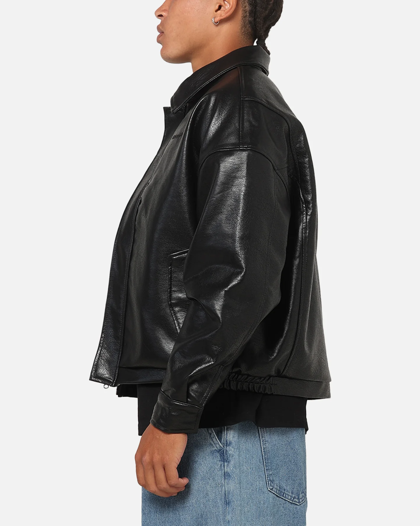 Carre Flight Bomber Jacket Black - Image 5