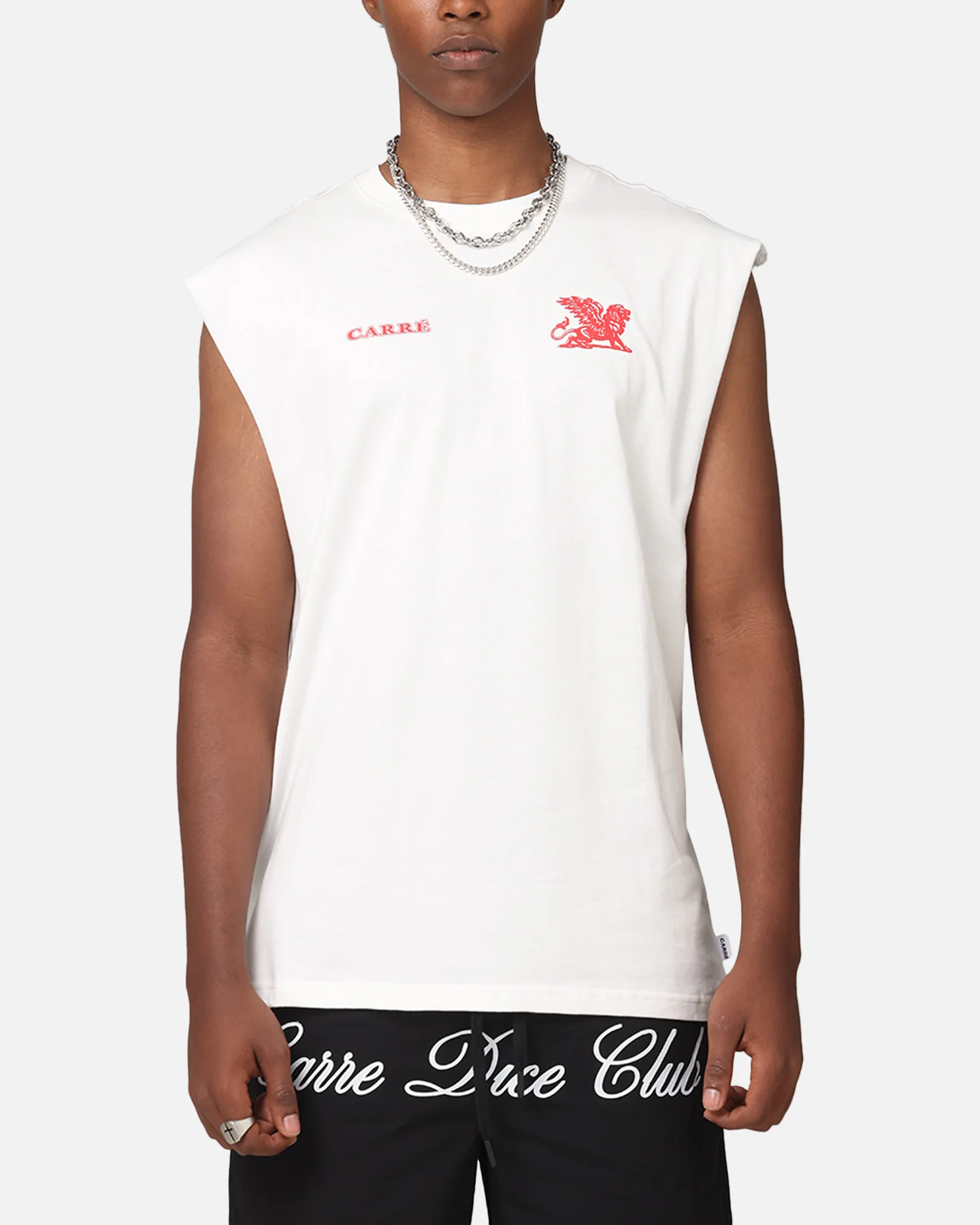 Carre Formula Muscle T-Shirt Off White - Image 2