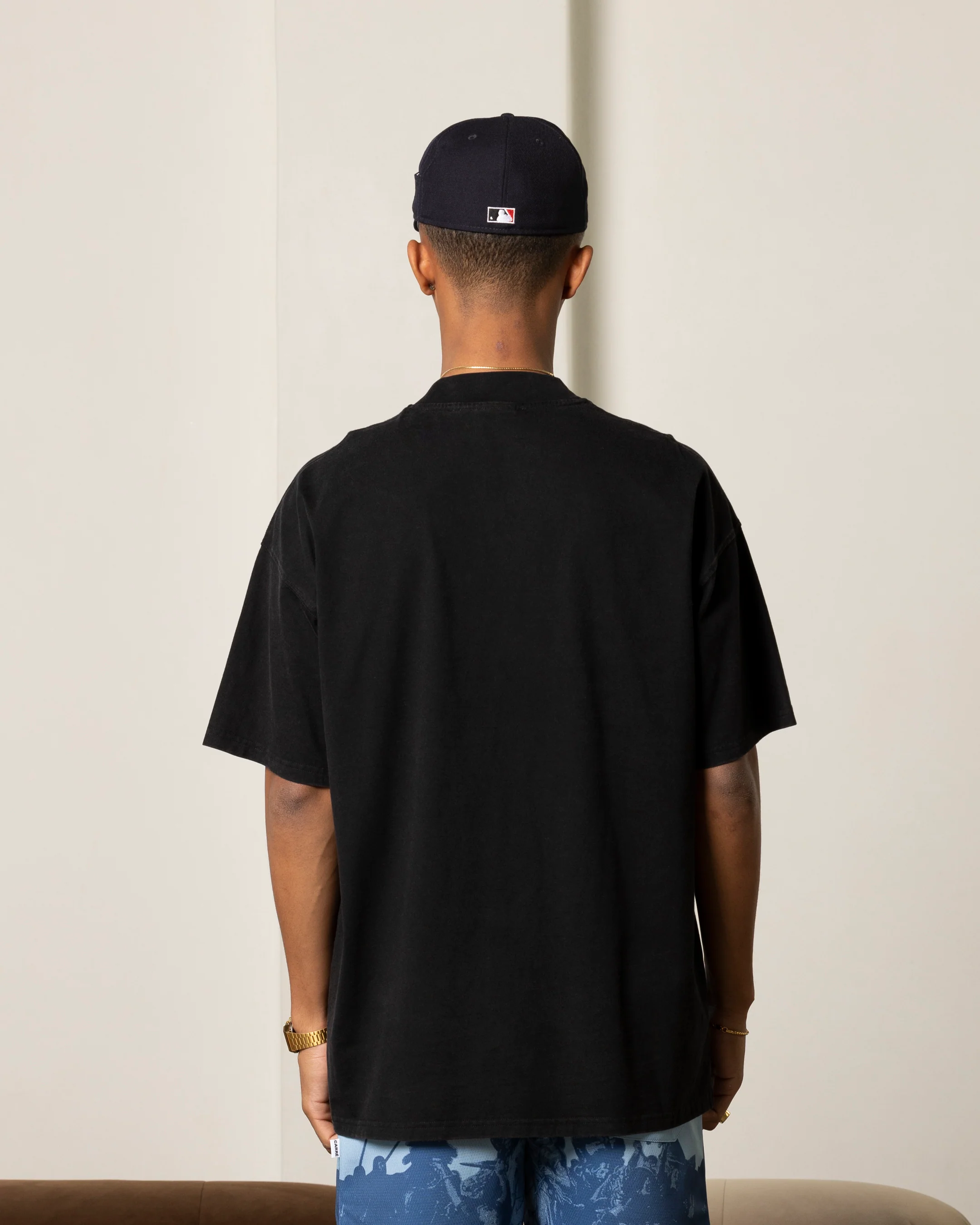 Carre Formula Oversized T-Shirt Washed Black - Image 4