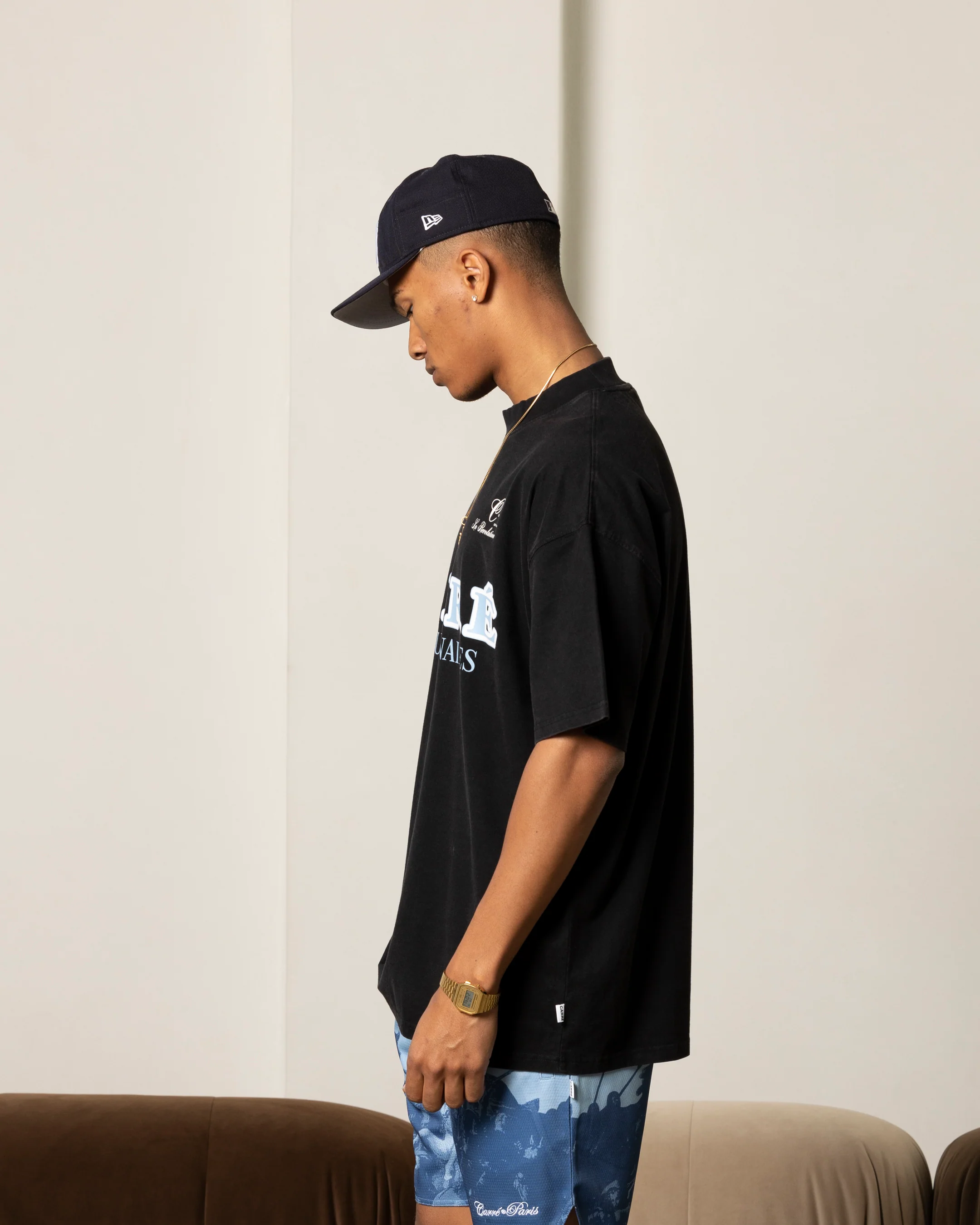 Carre Formula Oversized T-Shirt Washed Black - Image 6