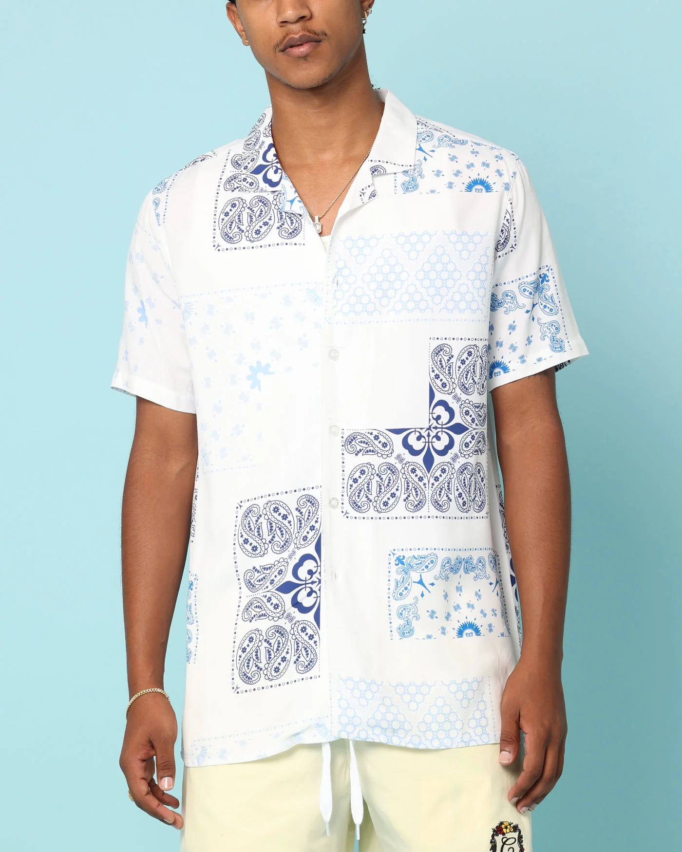 Carré Fragment Button Up Shirt White - Image 2