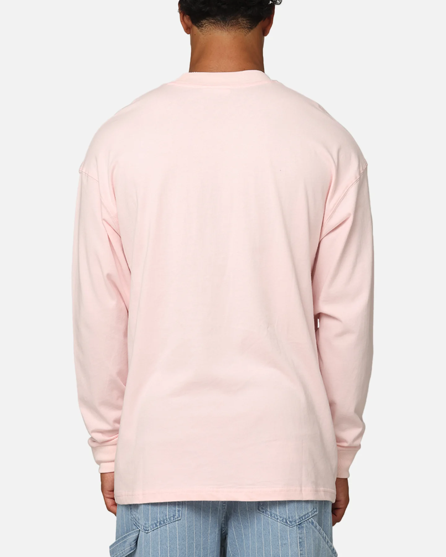 Carre Global Oversized Long Sleeve T-Shirt Pink - Image 3