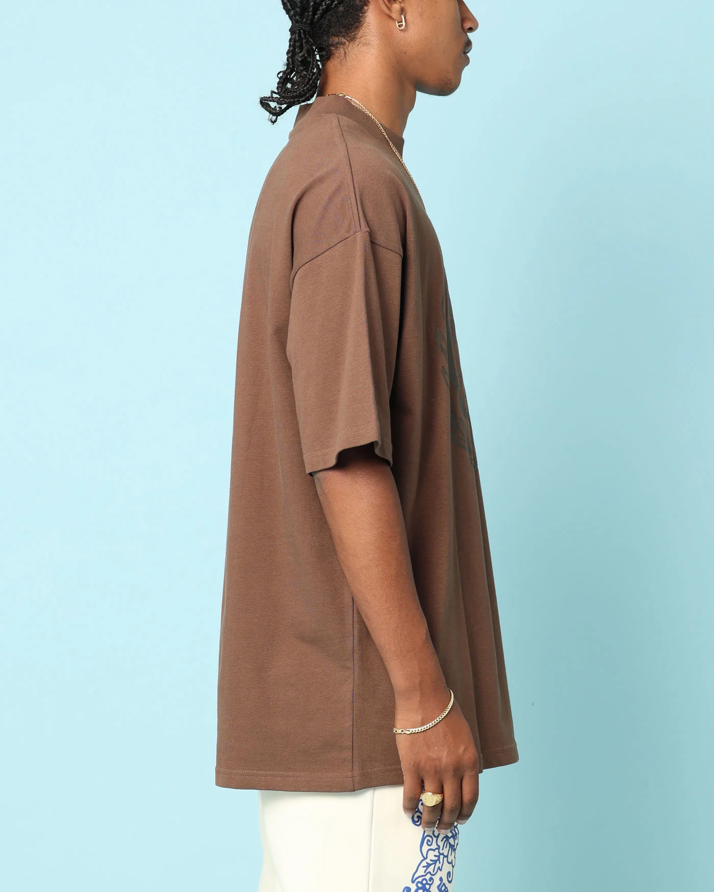 Carré Gorgeous Oversized T-Shirt Brown - Image 4