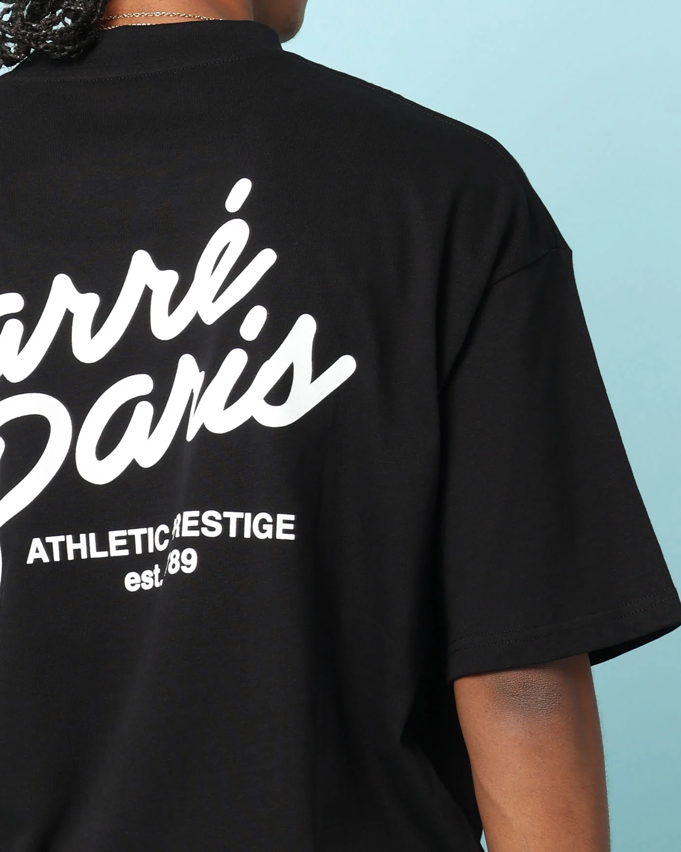 Carré Gorgeous Script Oversized T-Shirt Black - Image 7