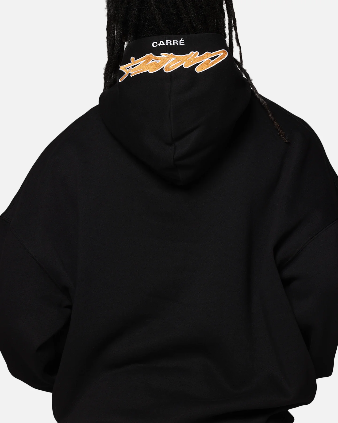 Carre Graffiti Logo Hoodie Black - Image 7