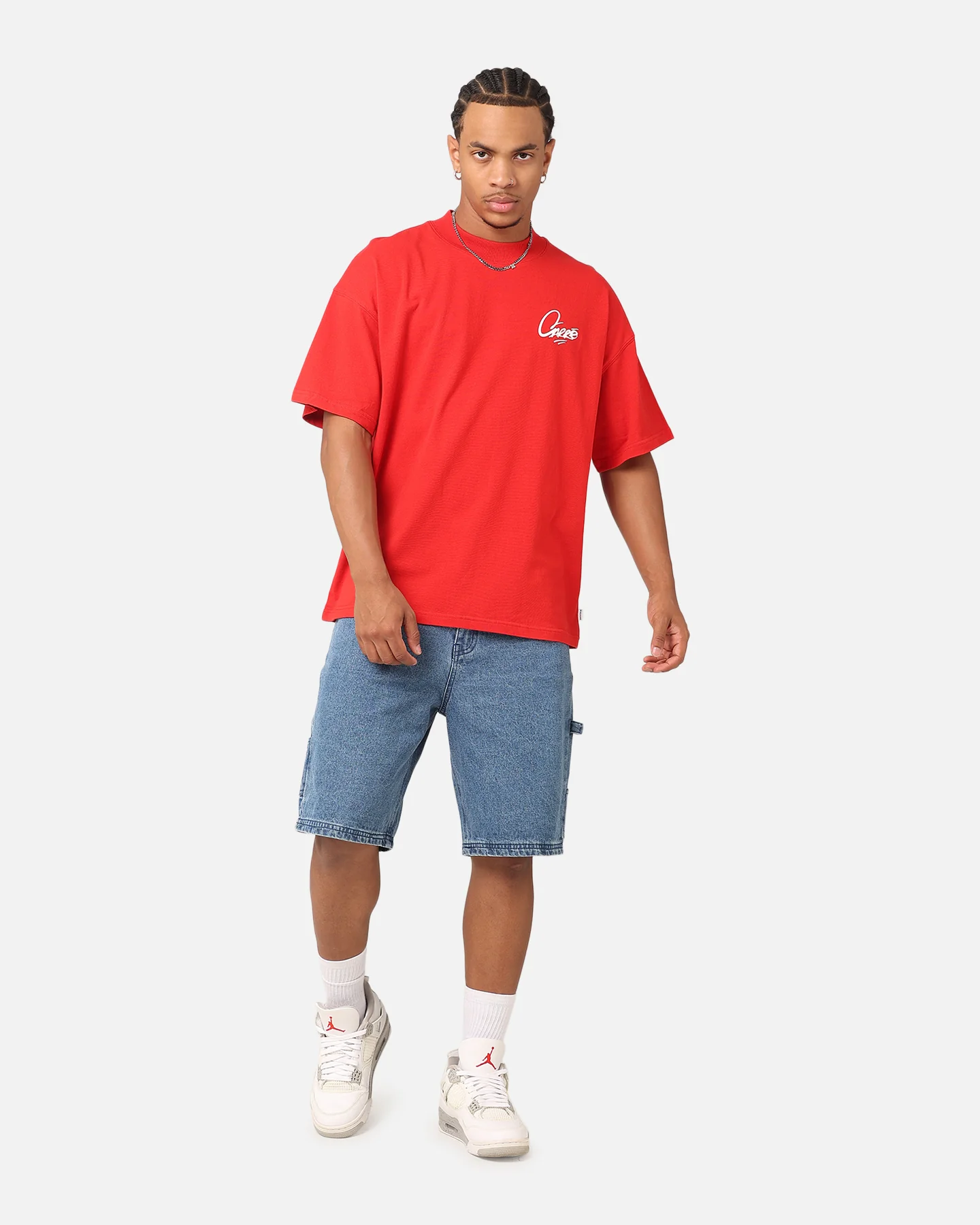 Carre Graffiti T-Shirt Red - Image 4