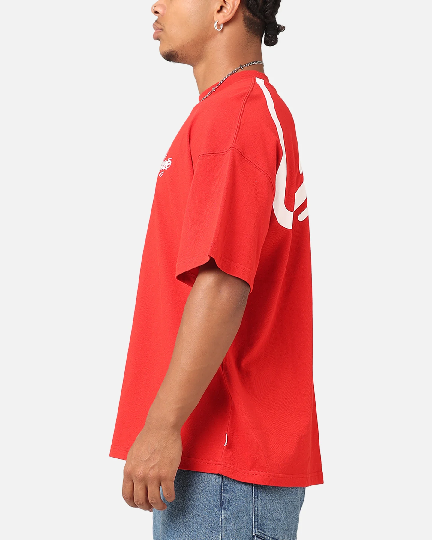 Carre Graffiti T-Shirt Red - Image 6