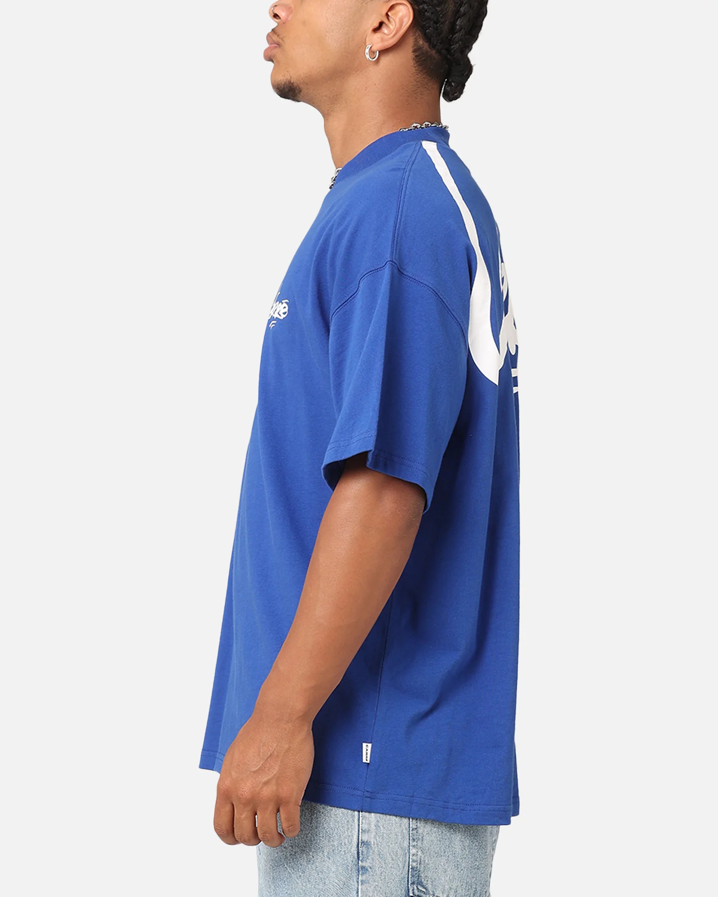 Carre Graffiti T-Shirt Royal - Image 6