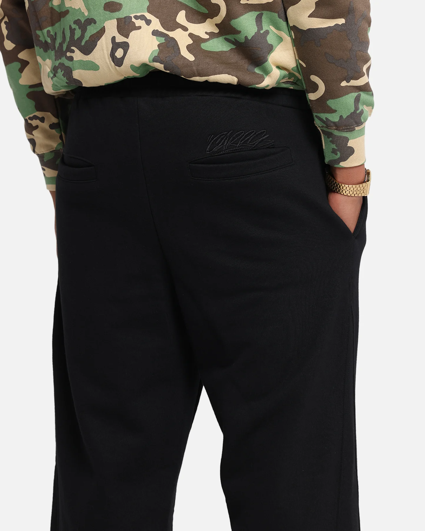 Carre Grit Trackpants Black - Image 4