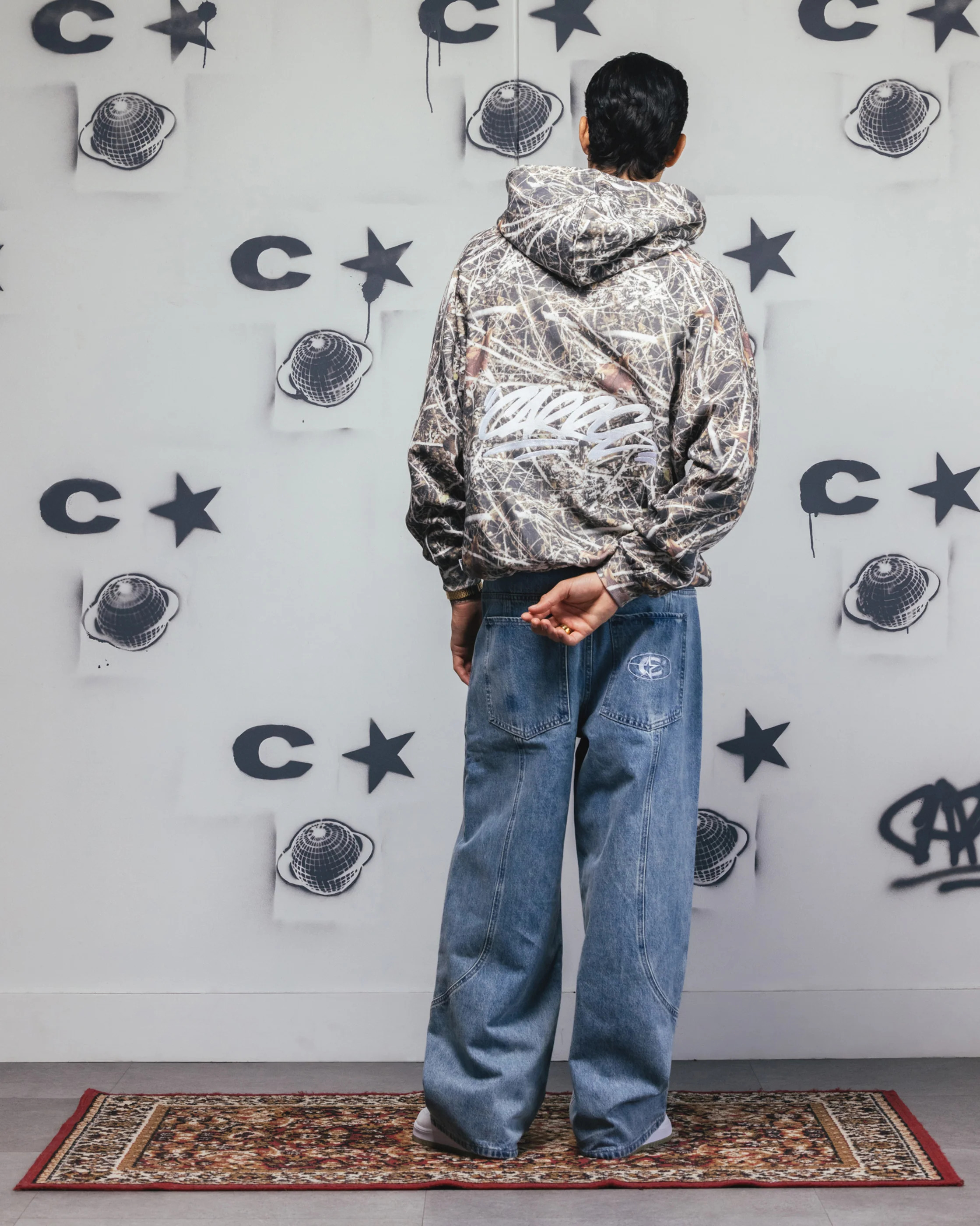 Carre Grit Zip Hoodie Real Tree Camo - Image 4