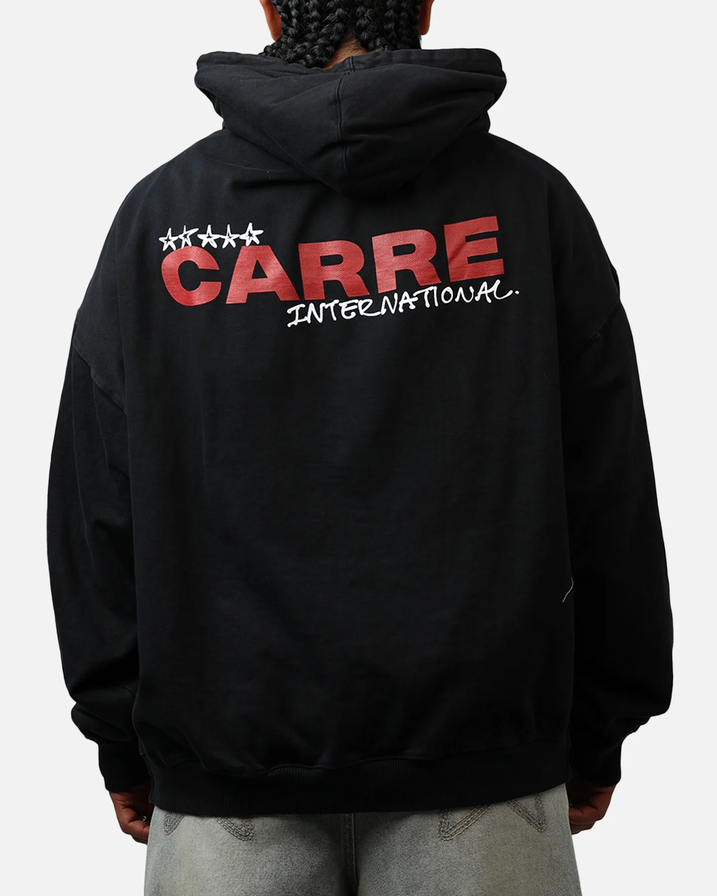 Carre Handdrawn Hoodie Black