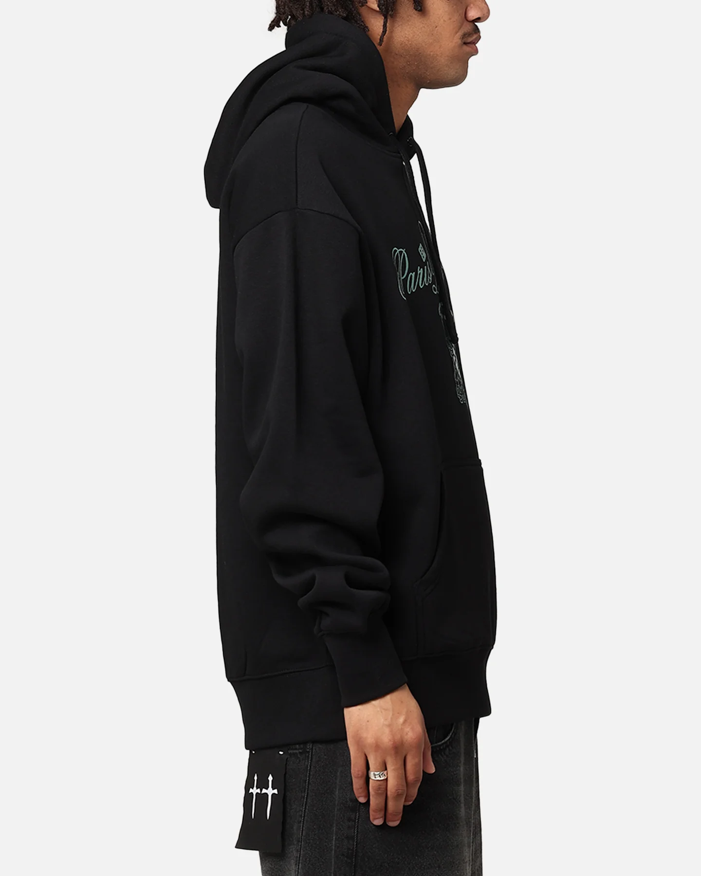 Carre Hooper Hoodie Black - Image 4