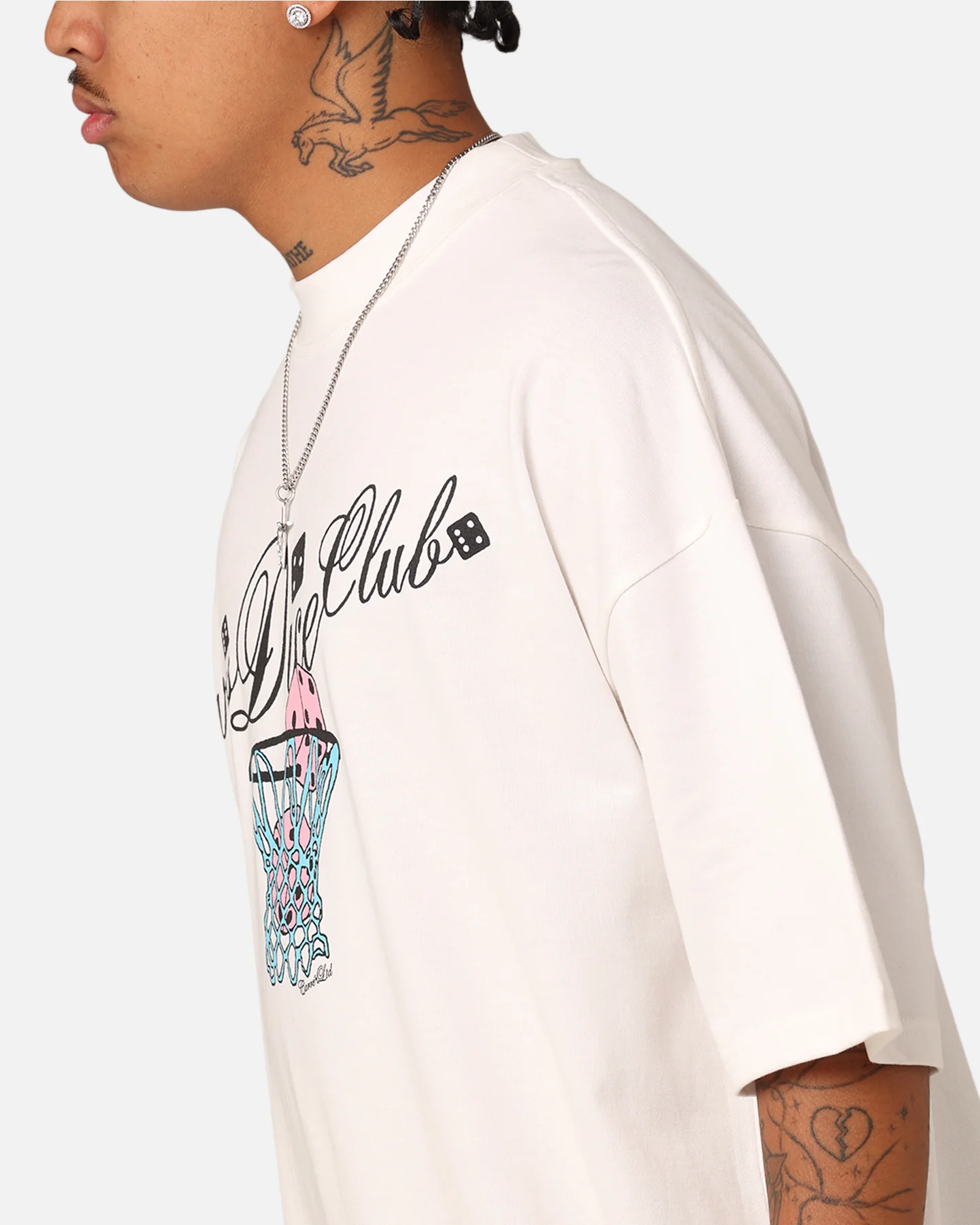 Carré Hooper Oversized T-Shirt Off White - Image 6