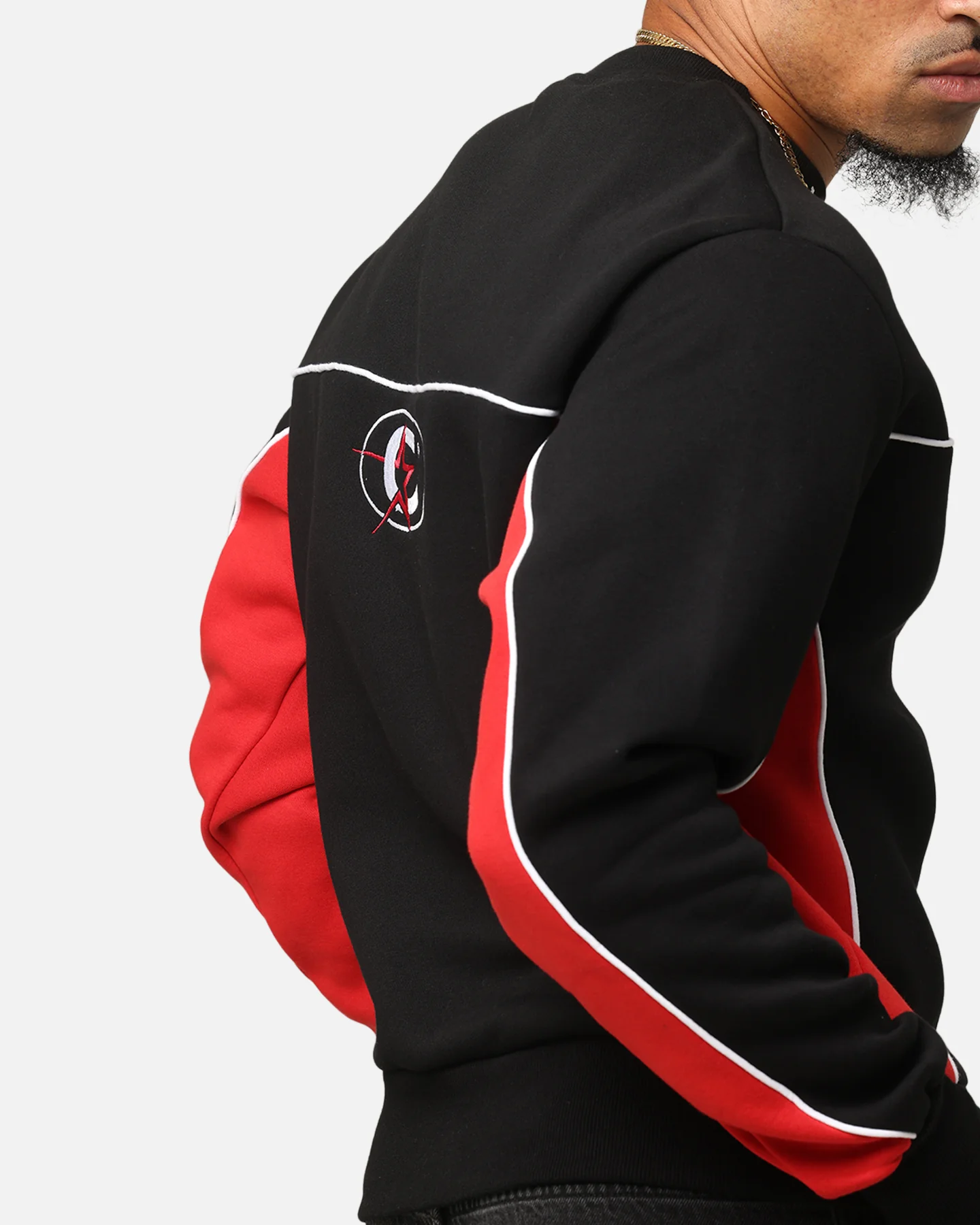 Carre International Crewneck Black/Red - Image 7