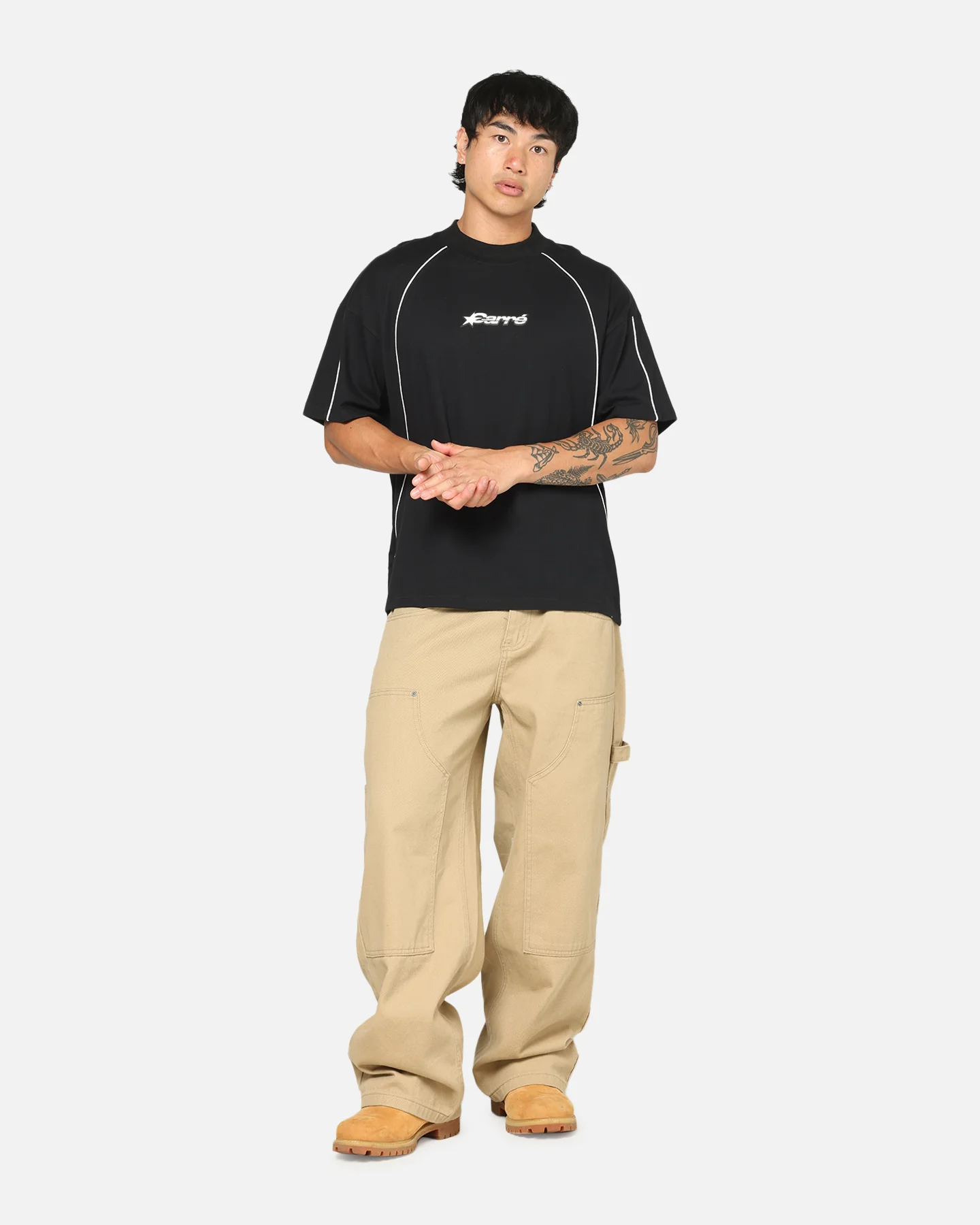 Carre International Star T-Shirt Black - Image 3