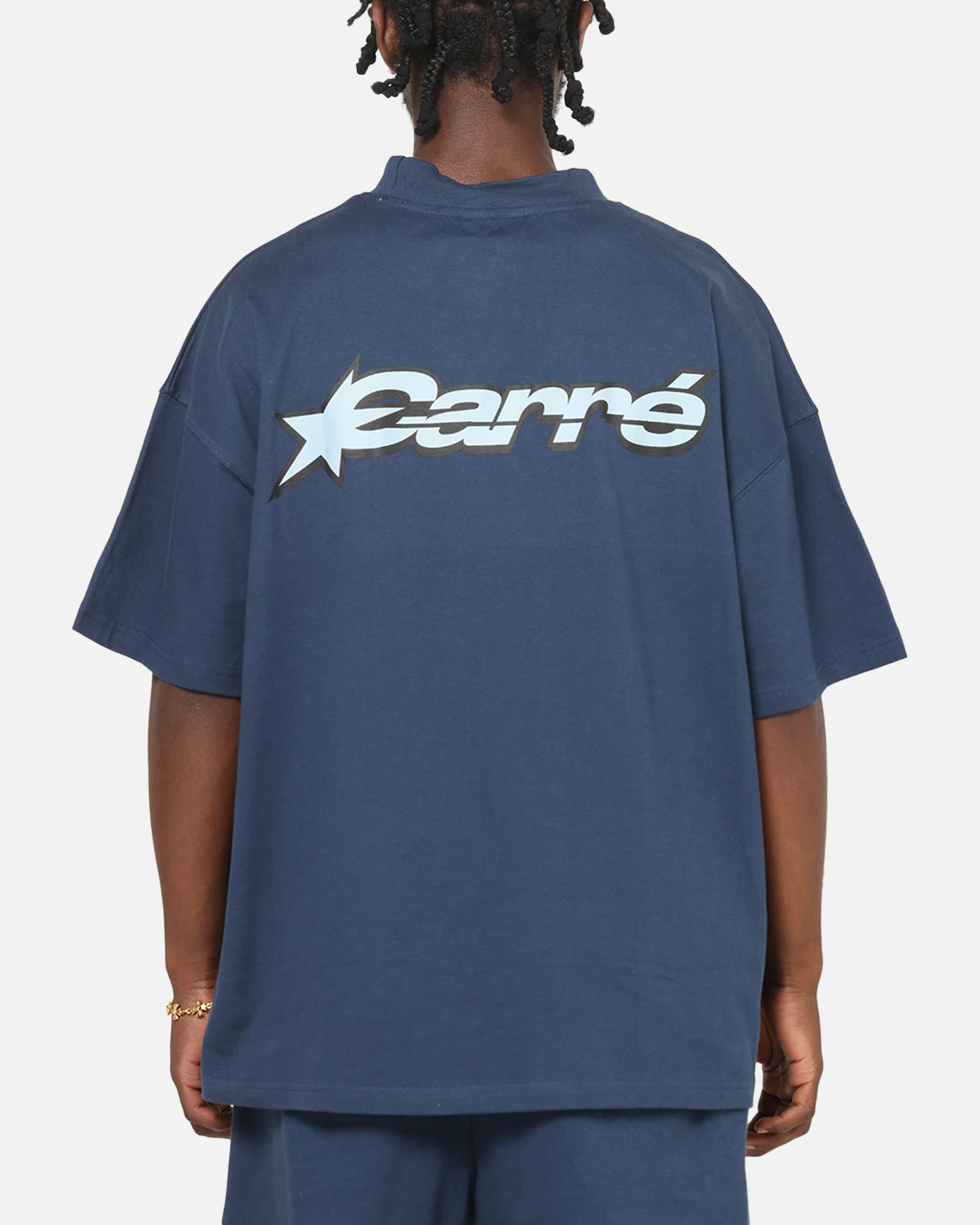 Carre International Star T-Shirt Navy