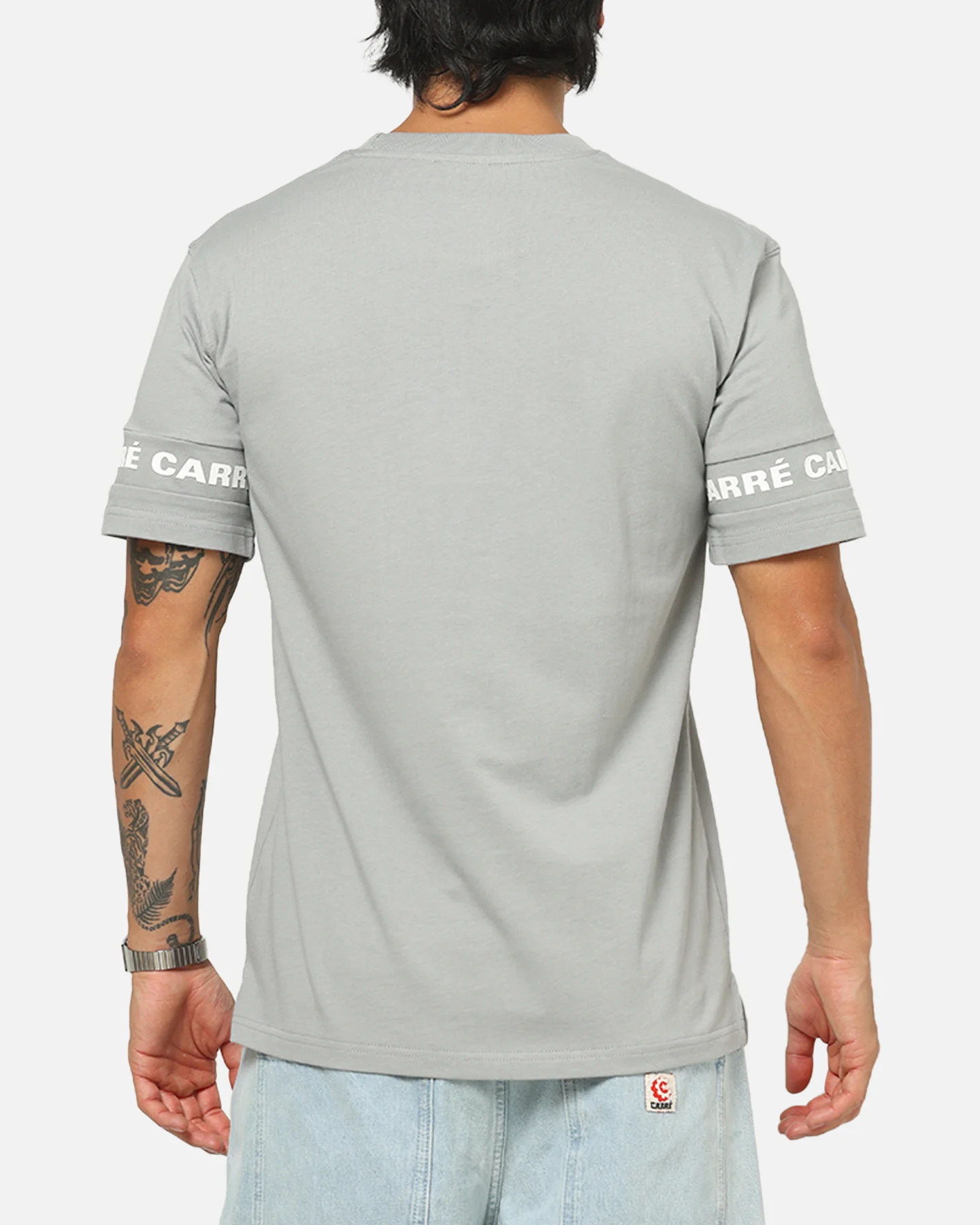 Carre La Manche T-Shirt Grey - Image 3
