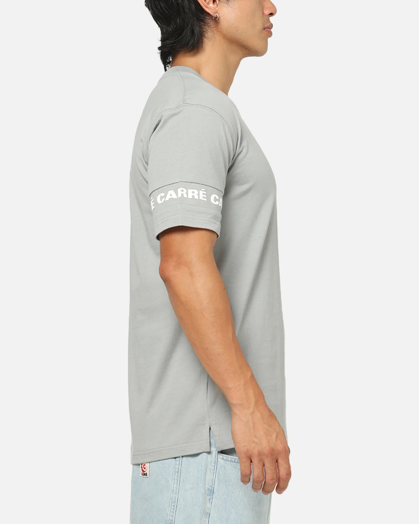 Carre La Manche T-Shirt Grey - Image 4