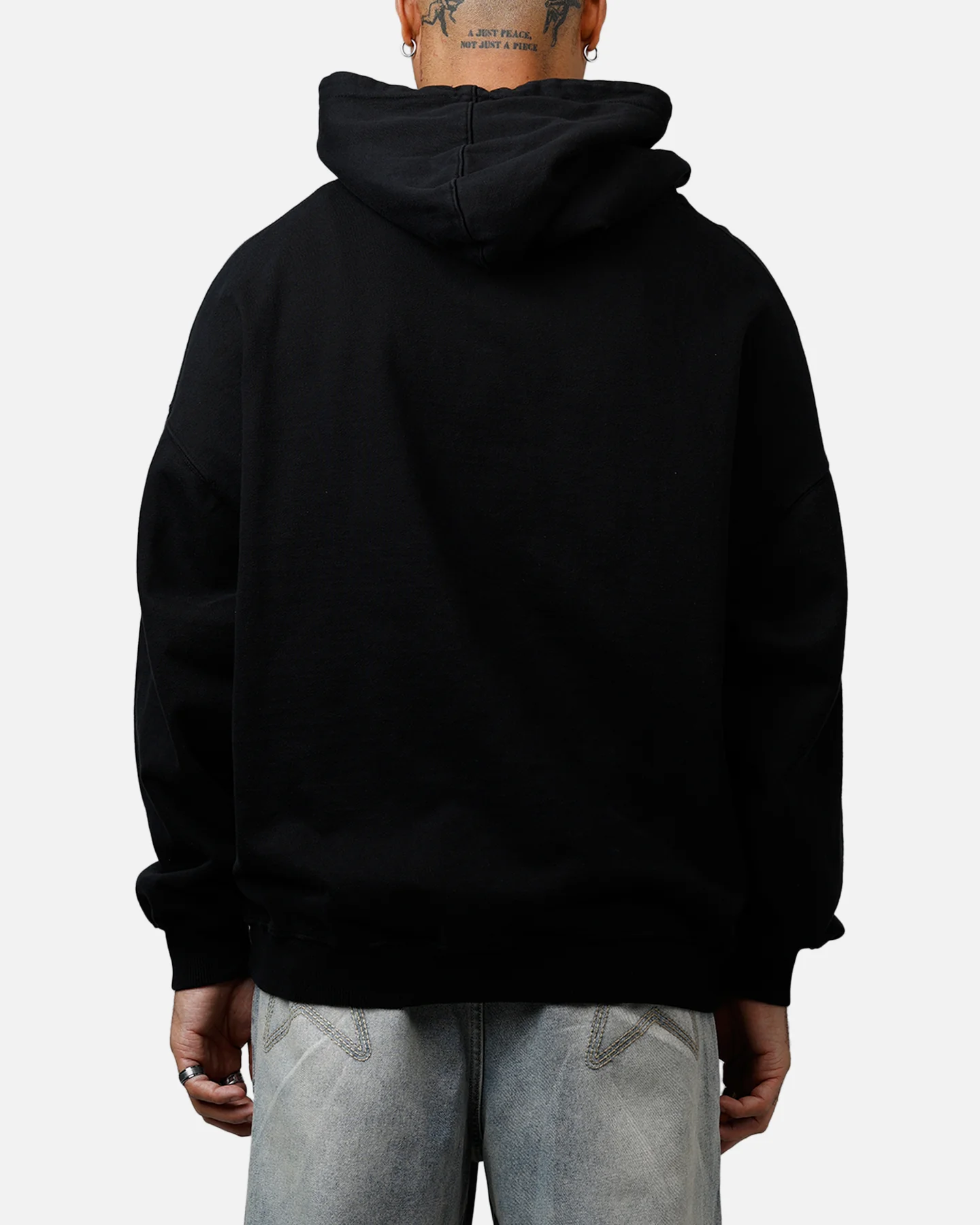 Carre Link Hoodie Black - Image 2