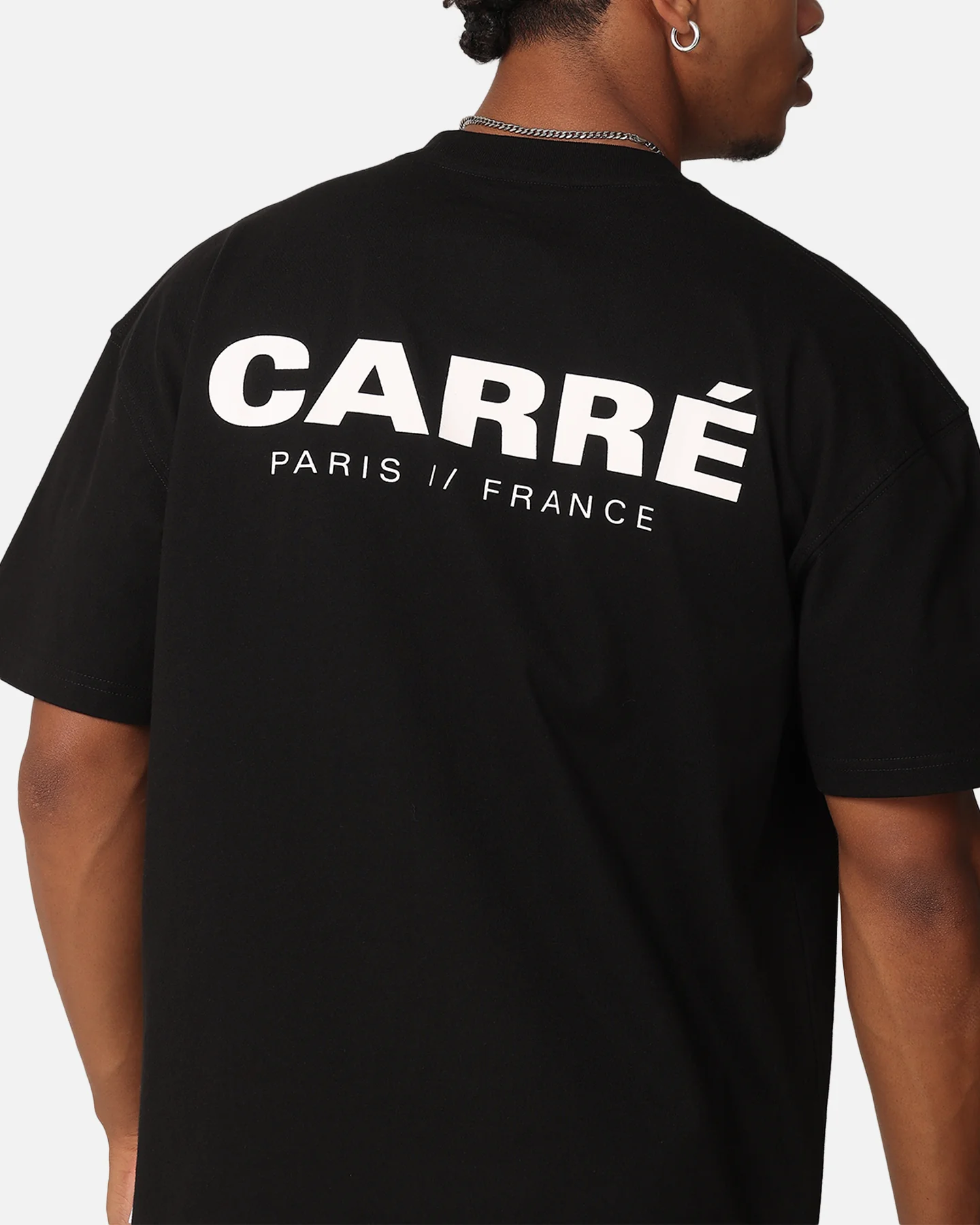 Carre Logo T-Shirt Black - Image 7